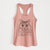 Oliver Fluff the Maine Coon Mix Cat - Women's Racerback Tanktop