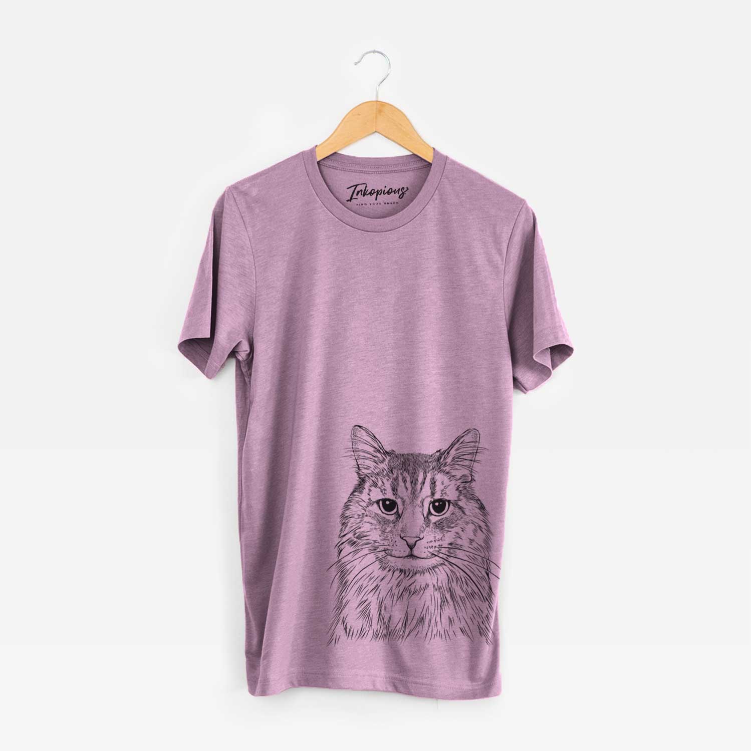 Bare Oliver Fluff the Maine Coon Mix Cat - Unisex Crewneck