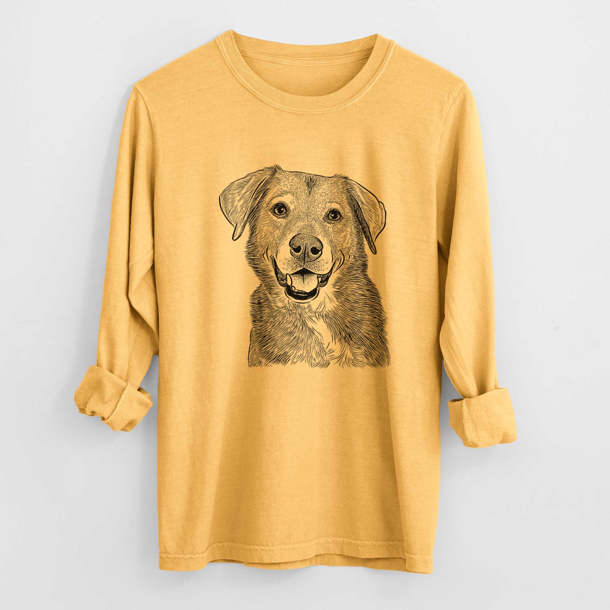 Bare Oliver the Mixed Breed - Heavyweight 100% Cotton Long Sleeve