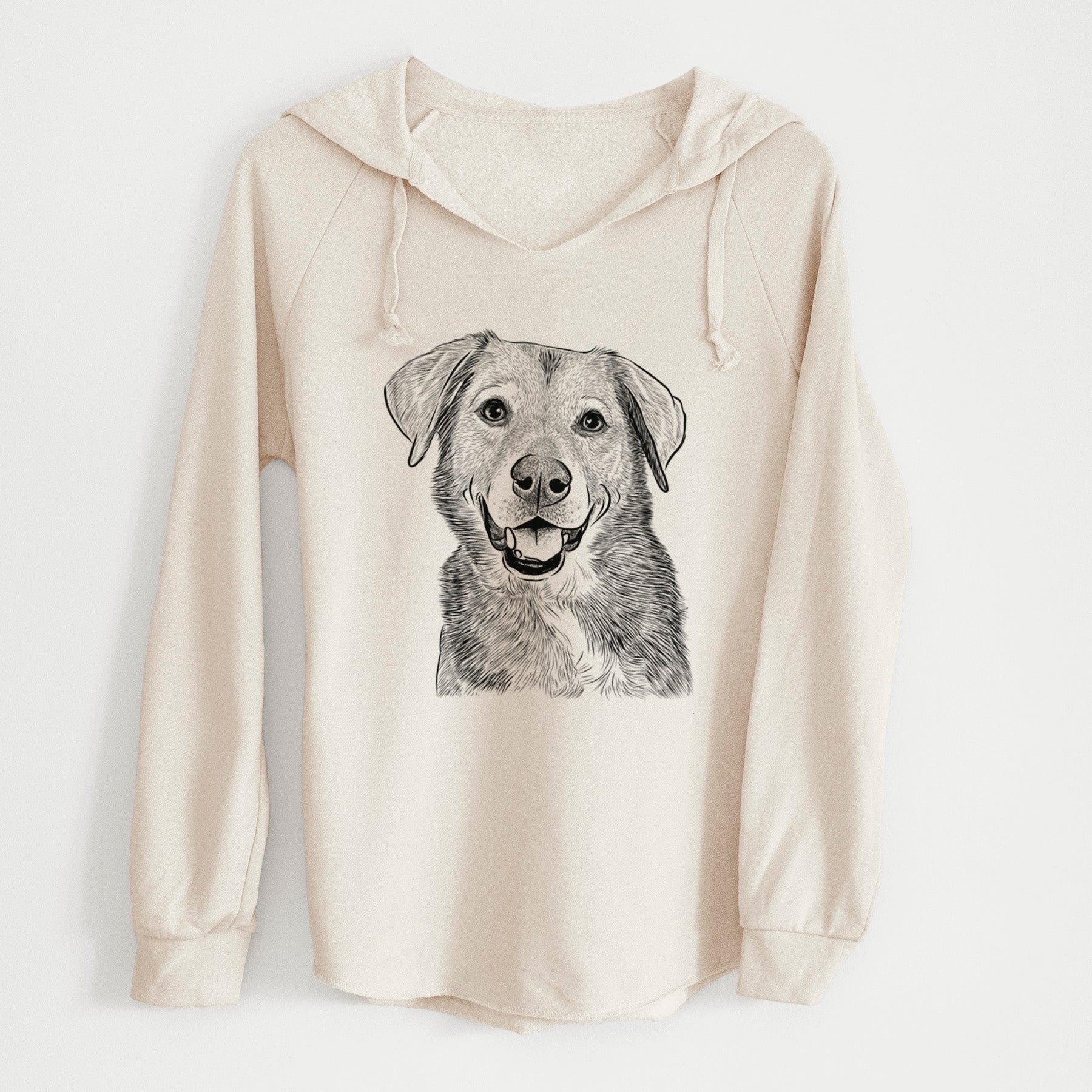 Bare Oliver the Mixed Breed - Cali Wave Hooded Sweatshirt