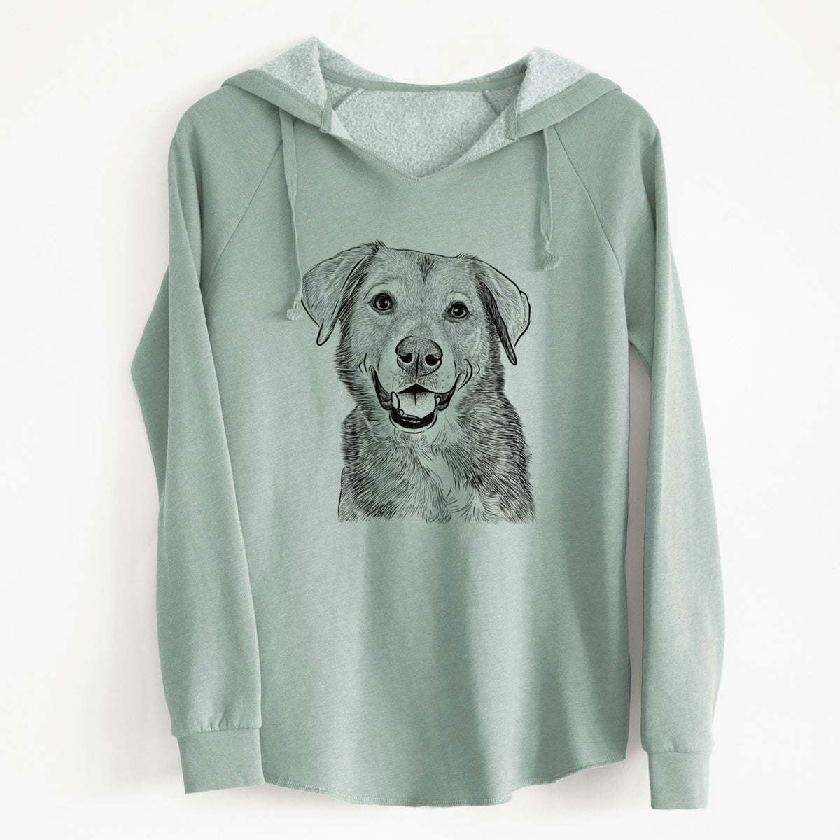 Bare Oliver the Mixed Breed - Cali Wave Hooded Sweatshirt