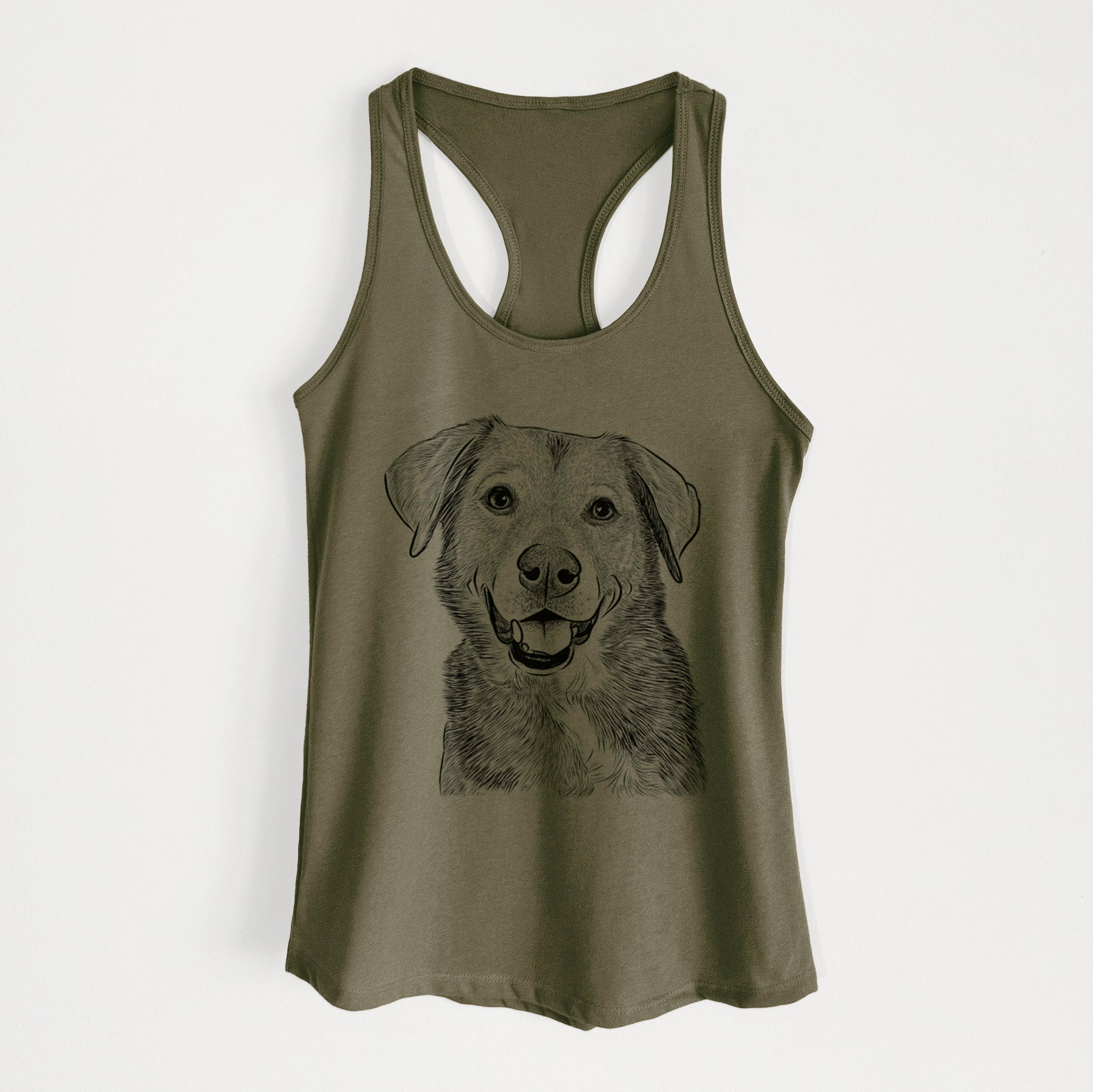 Oliver the Mixed Breed - Women's Racerback Tanktop