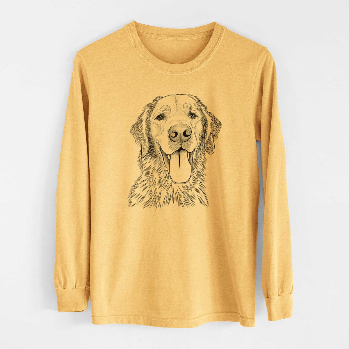 Bare Oliver Tredup the Golden Retriever - Heavyweight 100% Cotton Long Sleeve