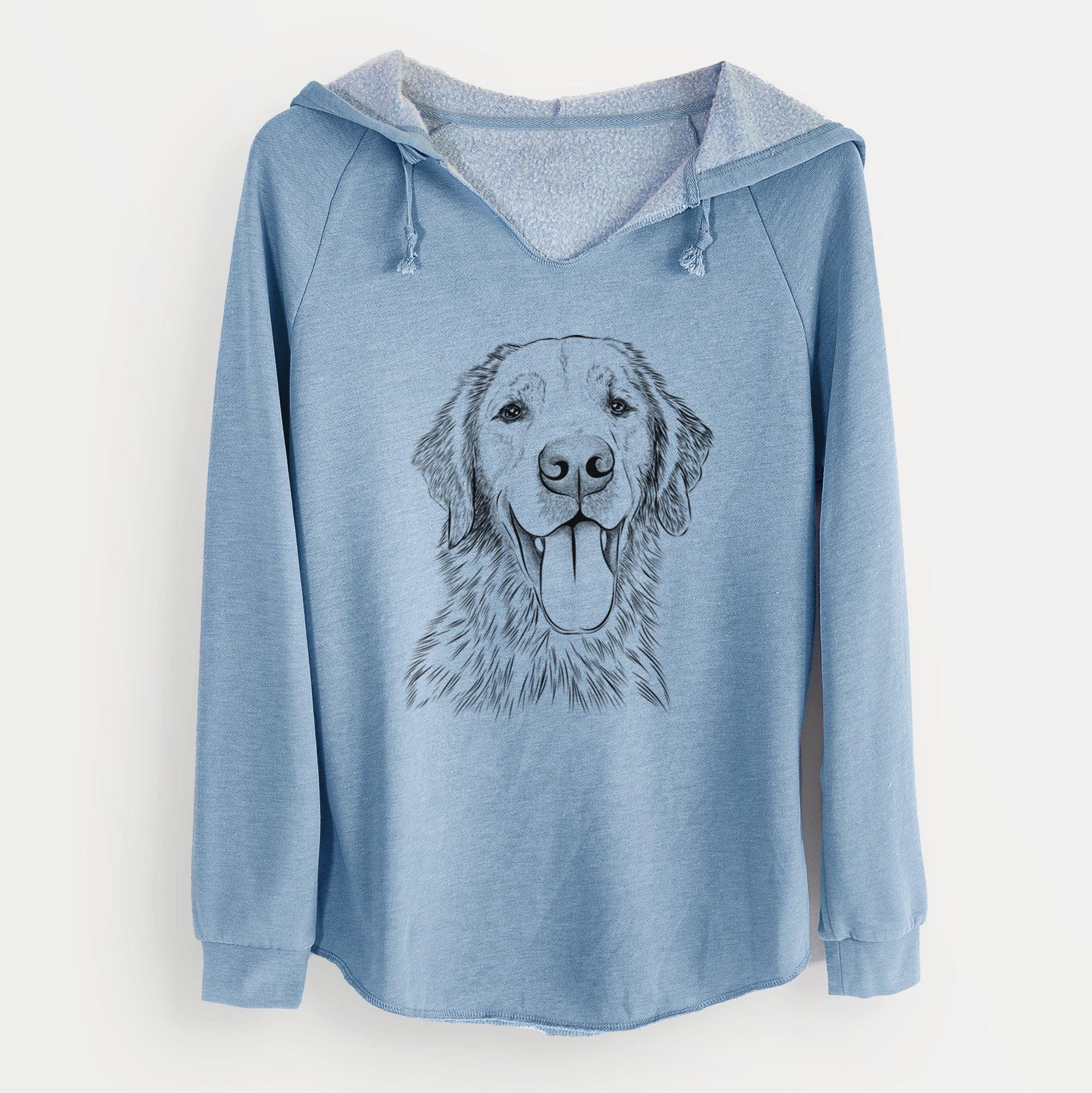 Bare Oliver Tredup the Golden Retriever - Cali Wave Hooded Sweatshirt