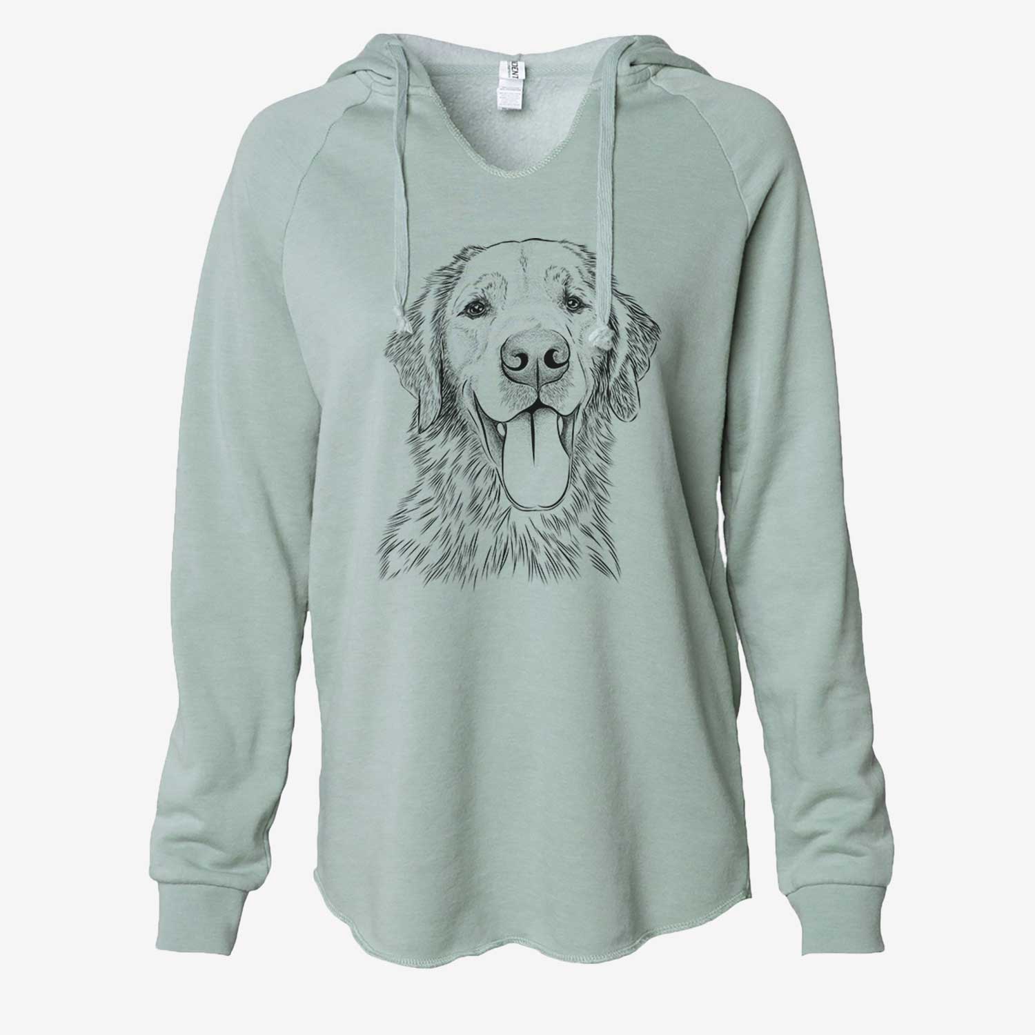 Oliver the Golden Retriever - Cali Wave Hooded Sweatshirt