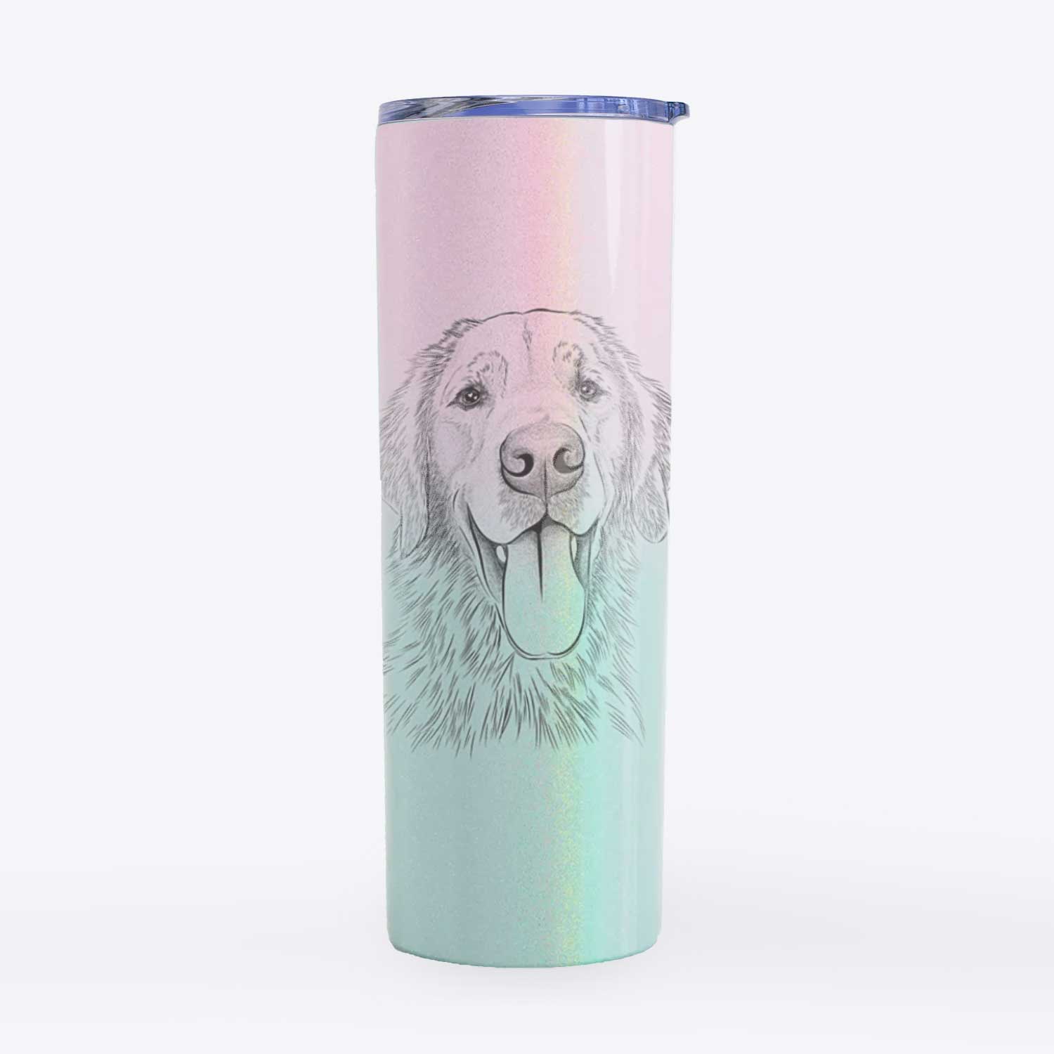 Oliver Tredup the Golden Retriever - 20oz Skinny Tumbler