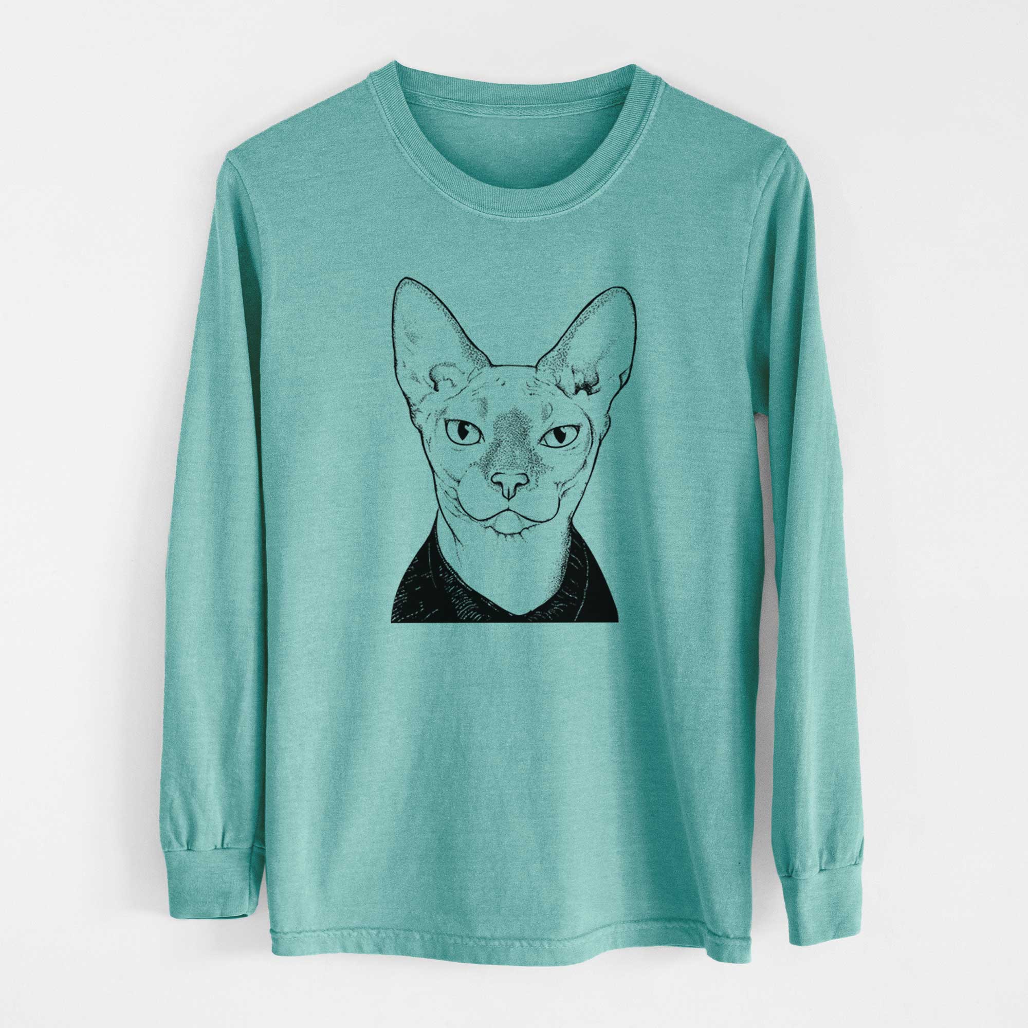 Bare Oliver Watson the Sphynx Cat - Heavyweight 100% Cotton Long Sleeve