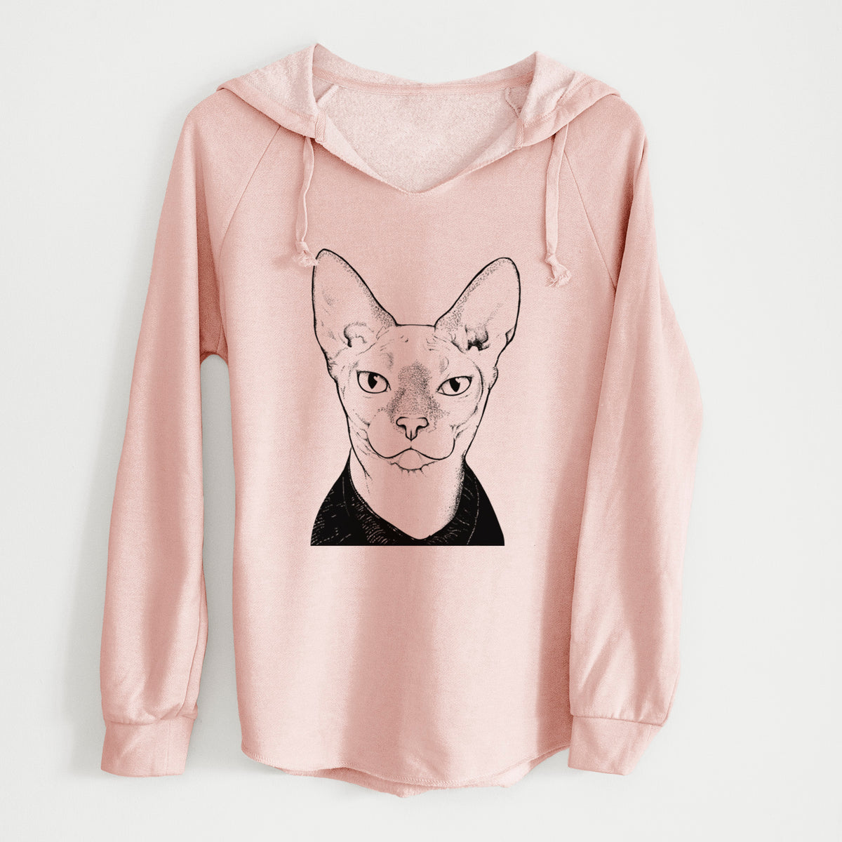 Bare Oliver Watson the Sphynx Cat - Cali Wave Hooded Sweatshirt