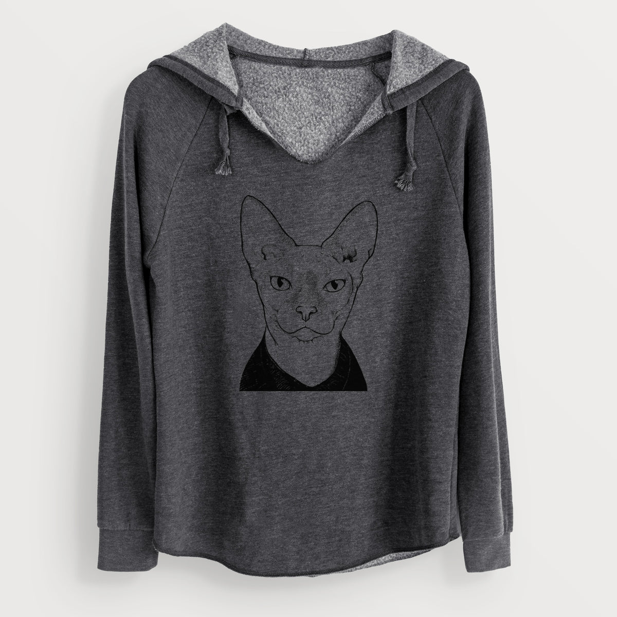 Bare Oliver Watson the Sphynx Cat - Cali Wave Hooded Sweatshirt
