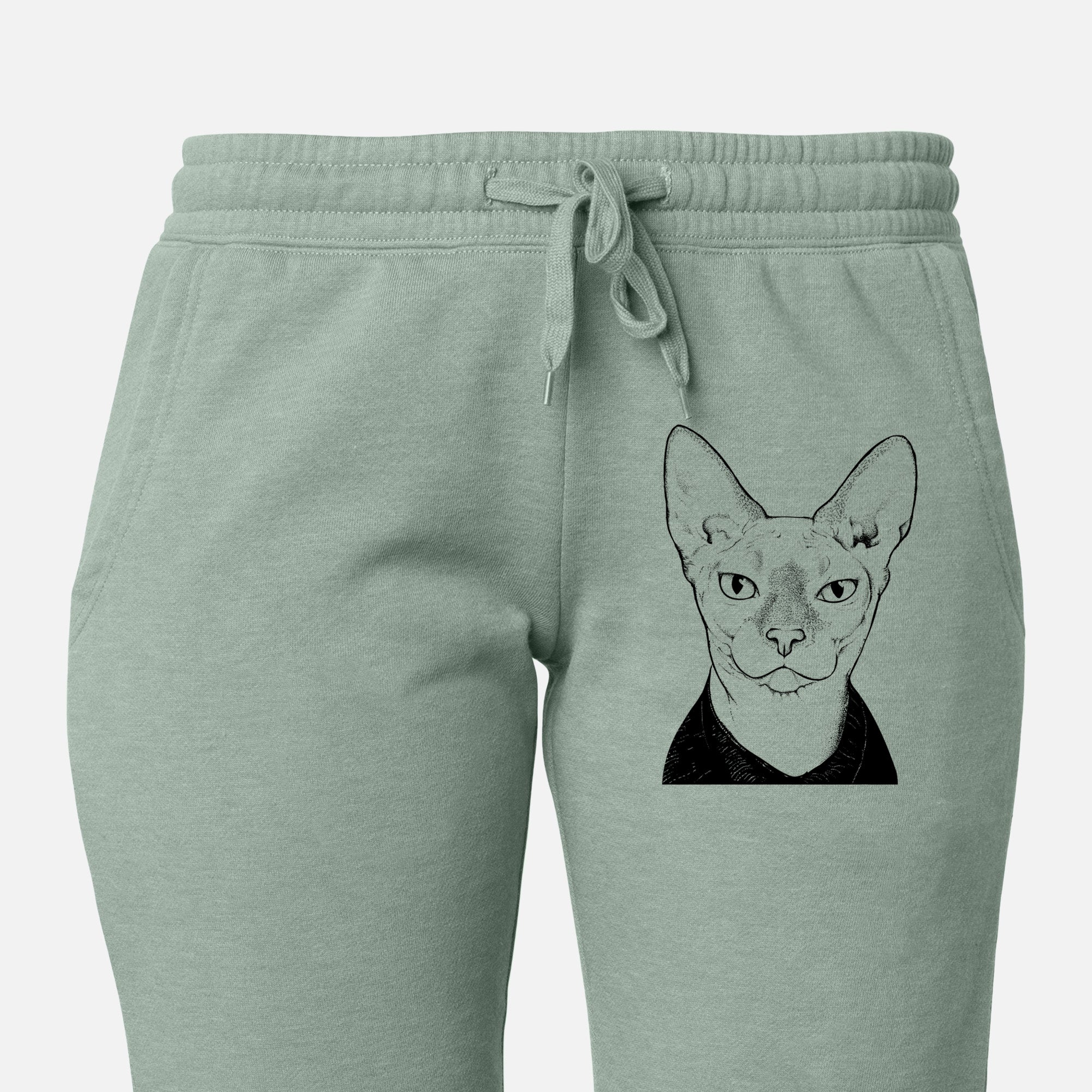 Oliver Watson the Sphynx Cat - Women's Cali Wave Joggers