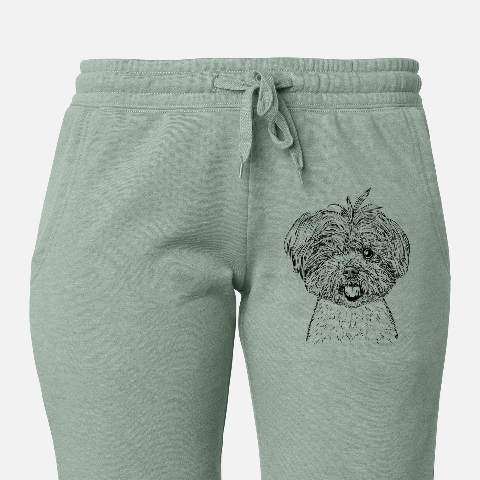 Oliver the Yorkie Mix - Women's Cali Wave Joggers