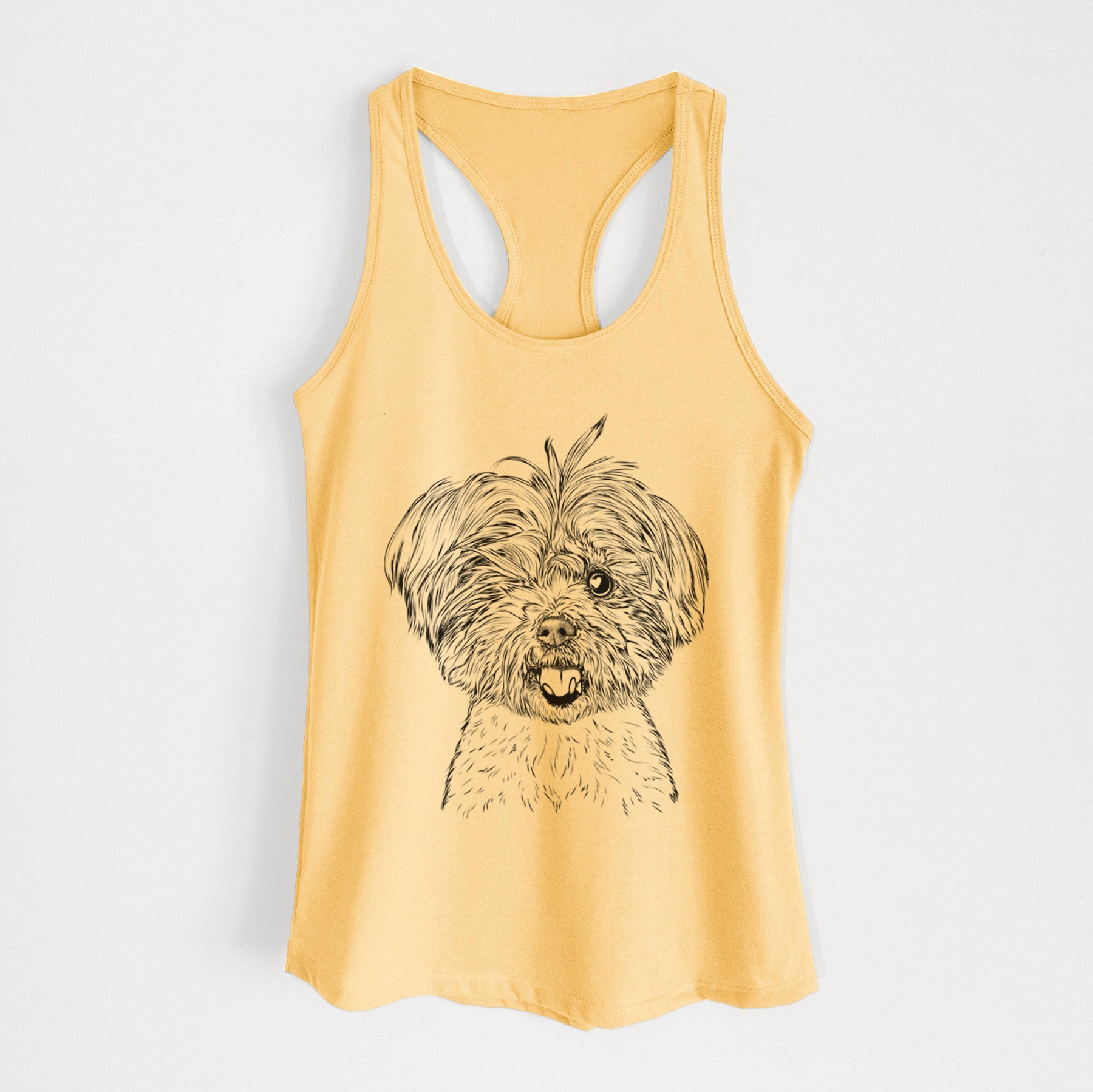 Oliver the Yorkie Mix - Women's Racerback Tanktop