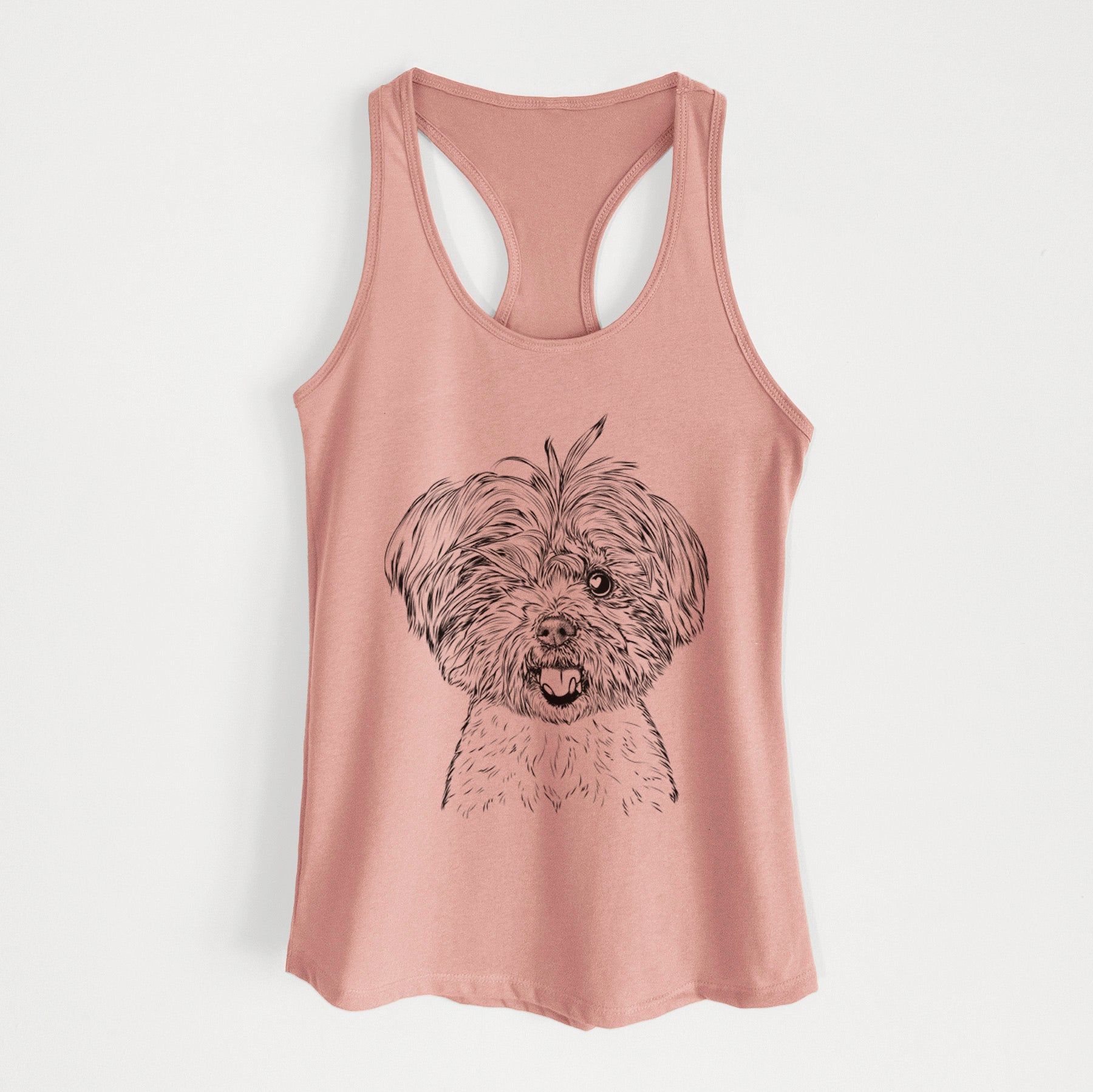 Oliver the Yorkie Mix - Women's Racerback Tanktop