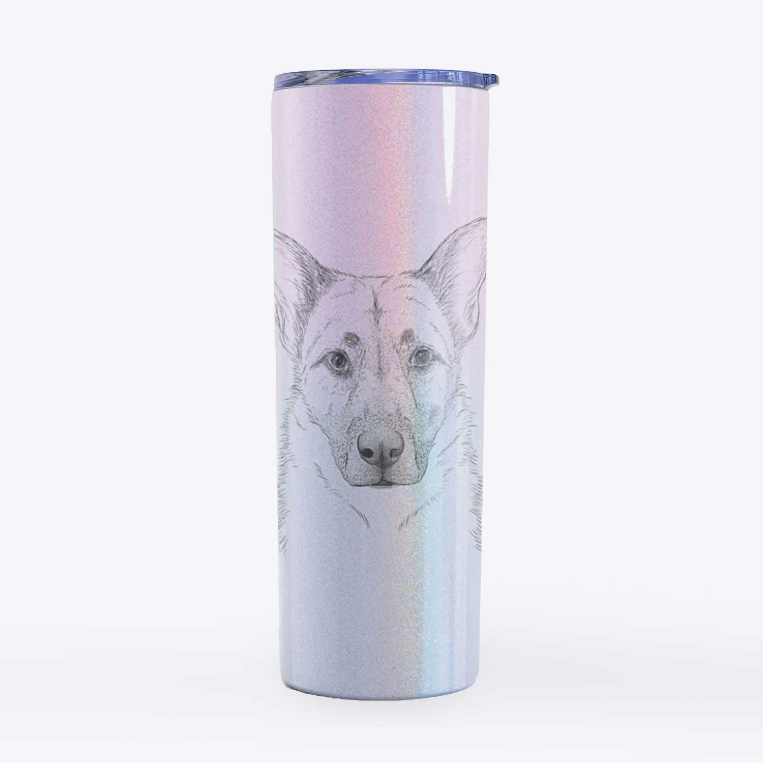 Oliverno the German Shepherd - 20oz Skinny Tumbler