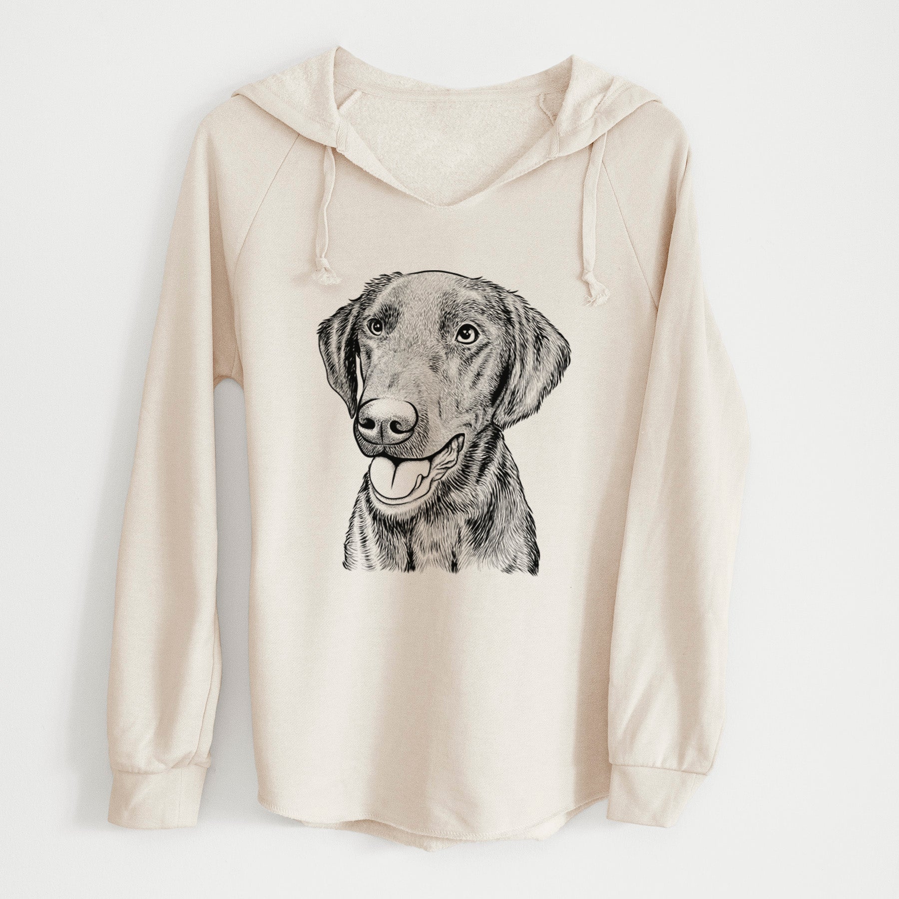 Bare Onyx the Labrador Retriever - Cali Wave Hooded Sweatshirt