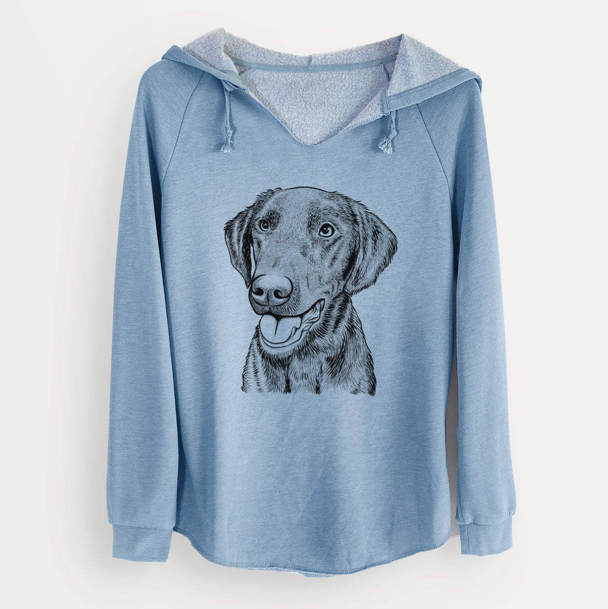 Bare Onyx the Labrador Retriever - Cali Wave Hooded Sweatshirt