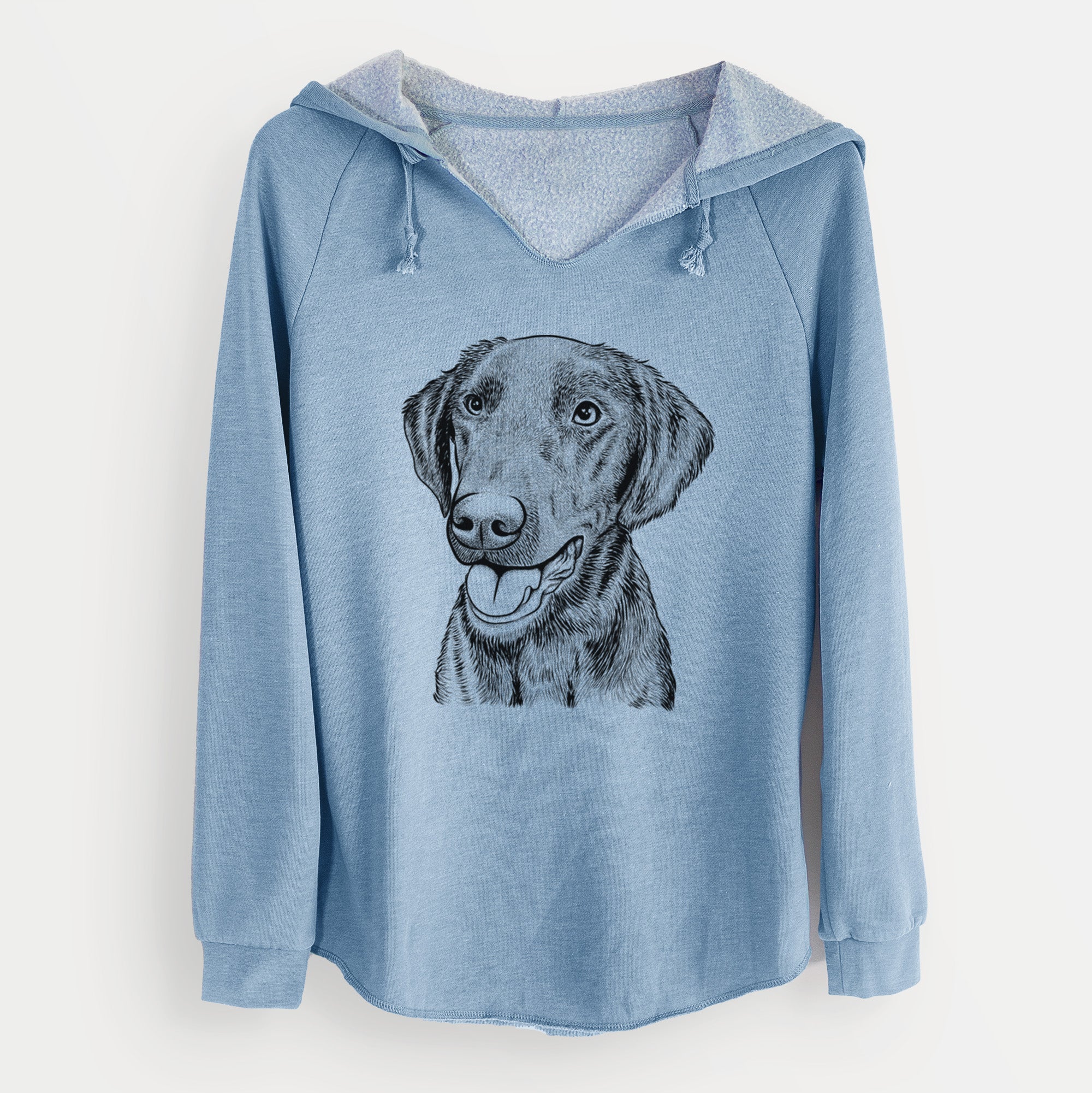 Bare Onyx the Labrador Retriever - Cali Wave Hooded Sweatshirt