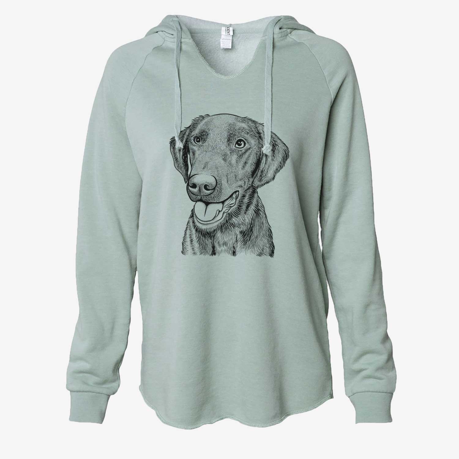 Onyx the Labrador Retriever - Cali Wave Hooded Sweatshirt