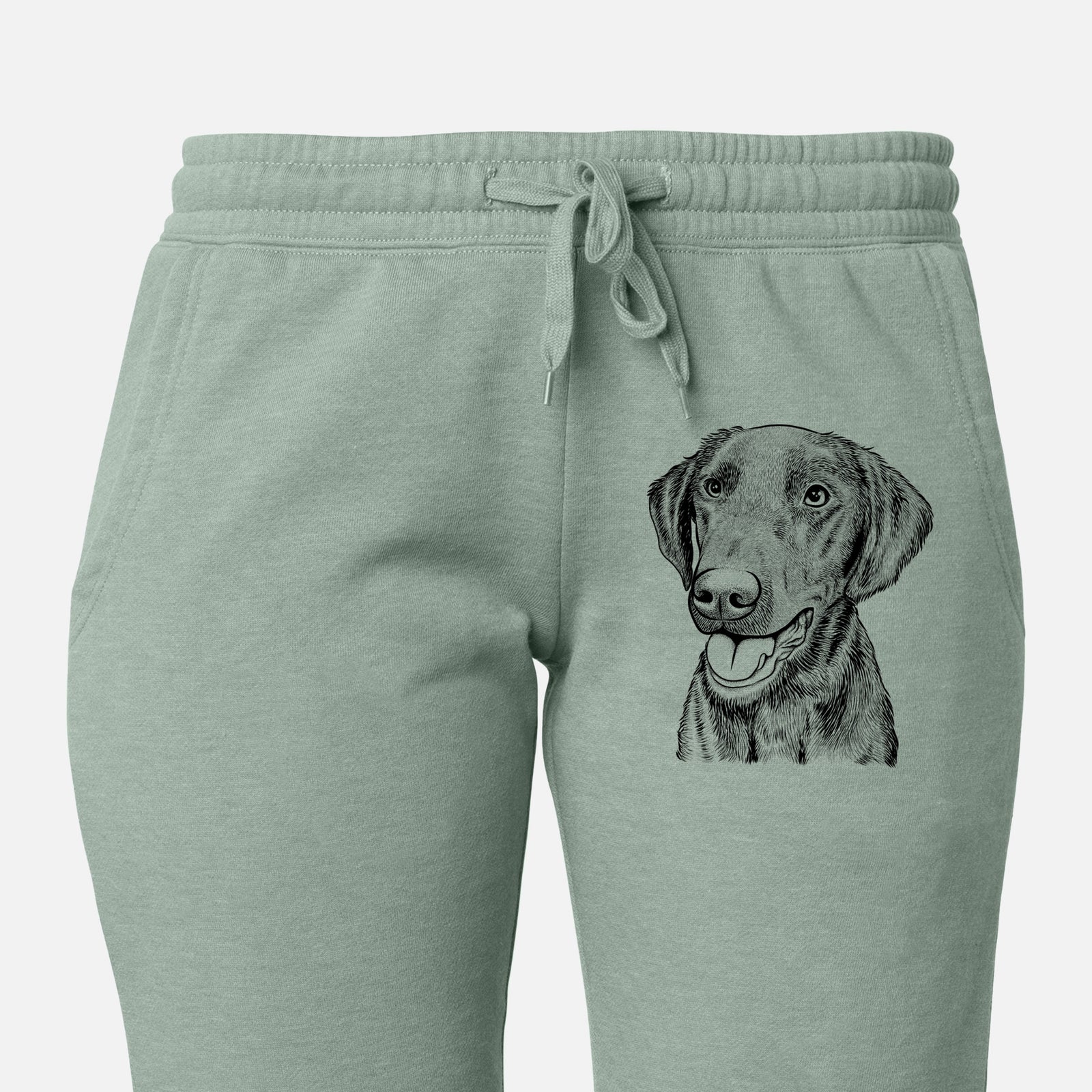 Onyx the Labrador Retriever - Women's Cali Wave Joggers