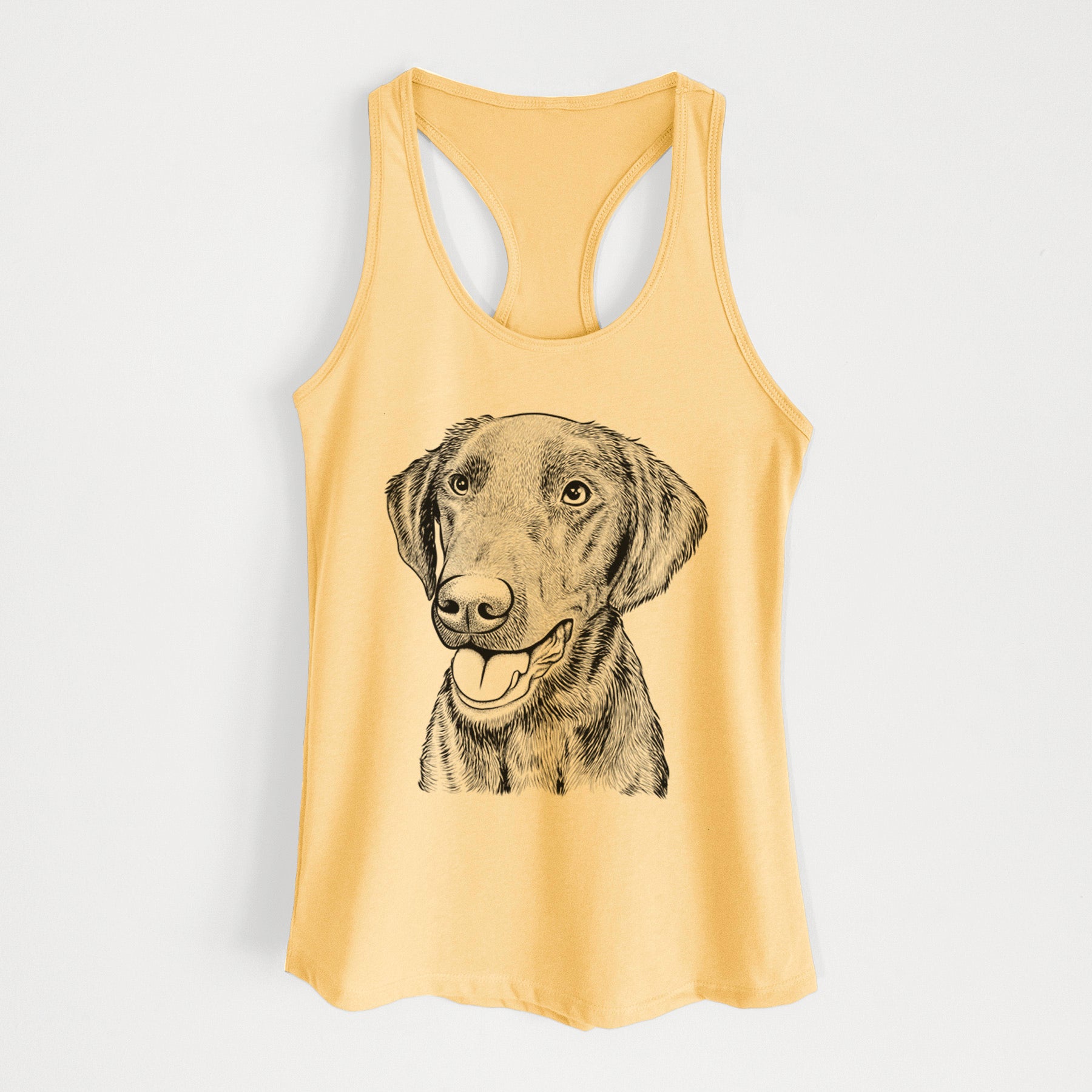 Onyx the Labrador Retriever - Women's Racerback Tanktop