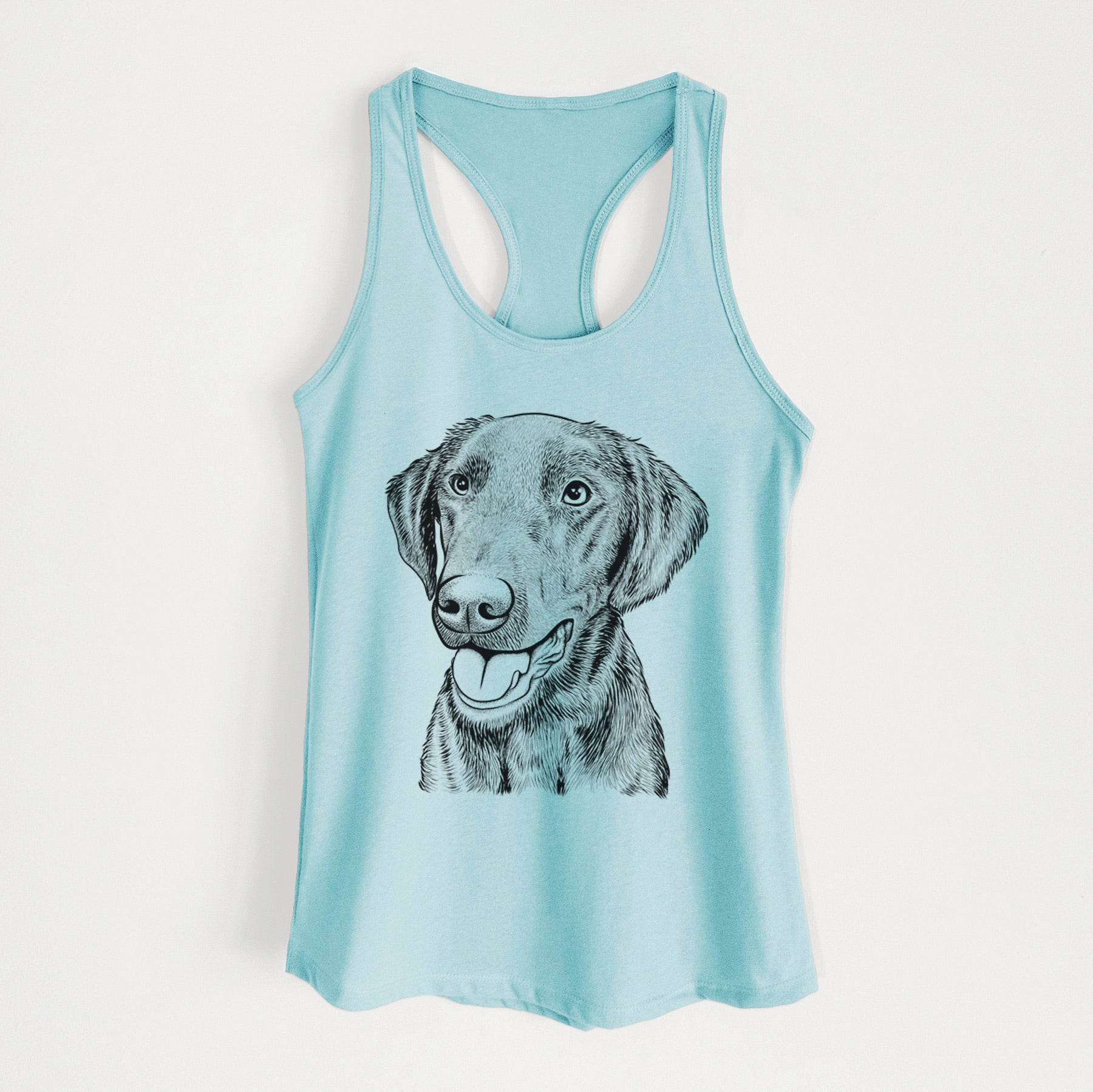 Onyx the Labrador Retriever - Women's Racerback Tanktop