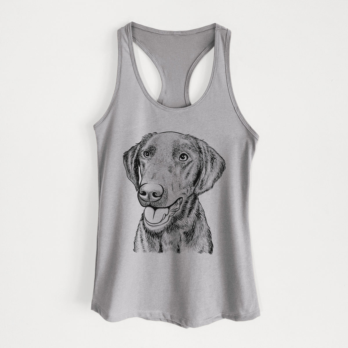 Onyx the Labrador Retriever - Women&#39;s Racerback Tanktop