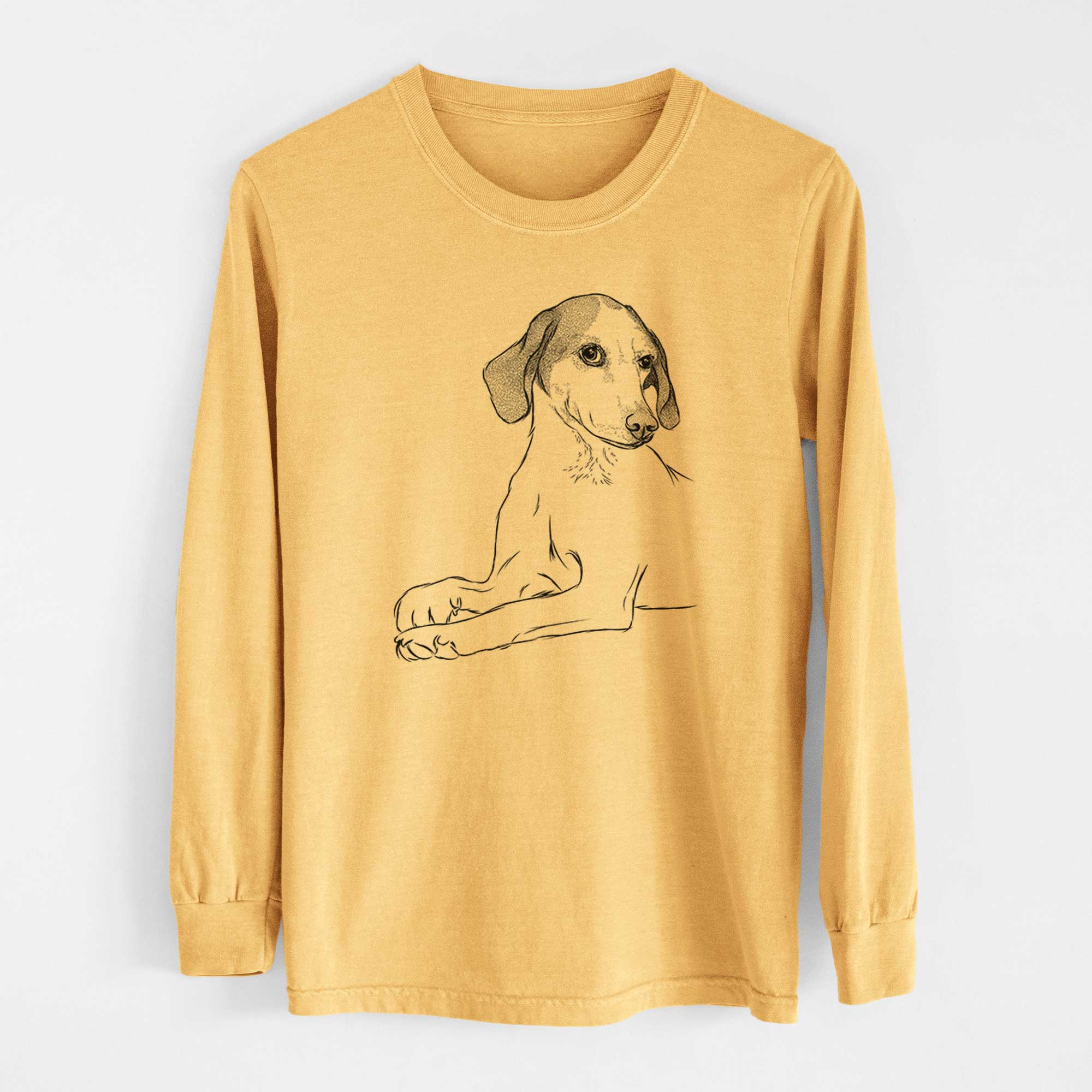 Bare Opie the Foxhound - Heavyweight 100% Cotton Long Sleeve