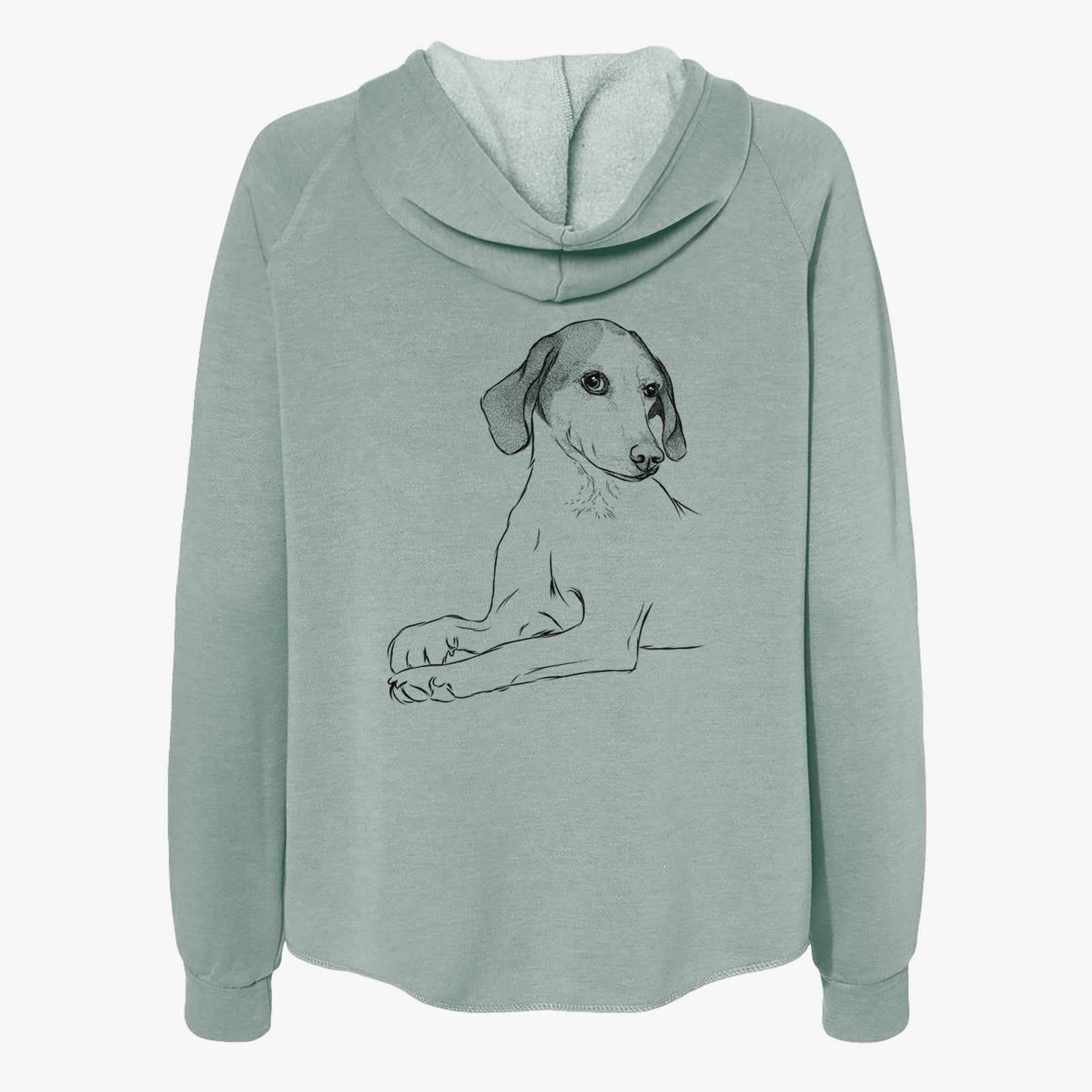 Opie the Foxhound - Women's Cali Wave Zip-Up Sweatshirt
