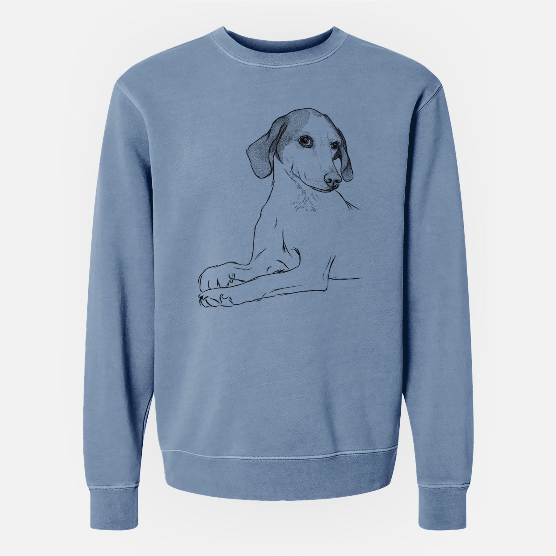 Bare Opie the Foxhound - Unisex Pigment Dyed Crew Sweatshirt