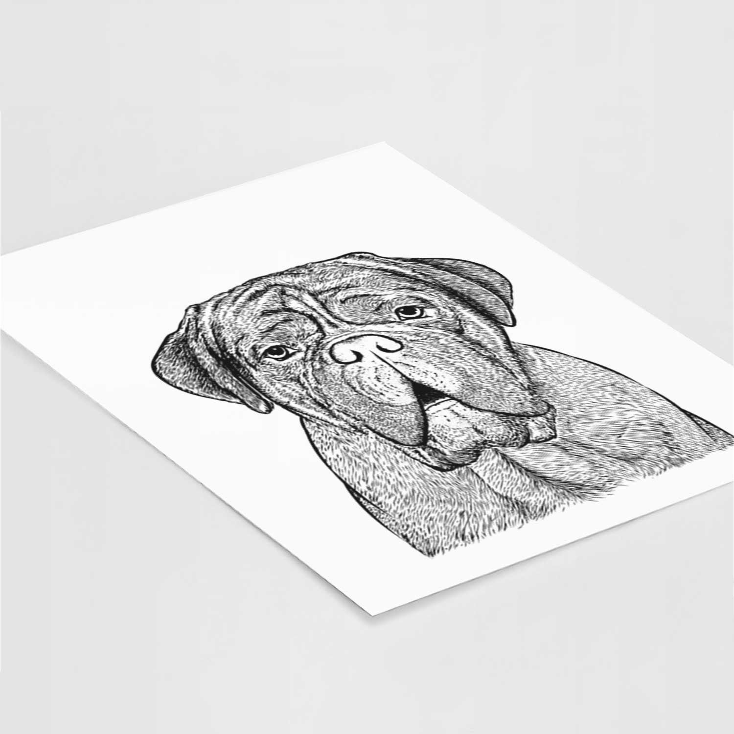 Optimus the Dogue de Bordeaux Art Print