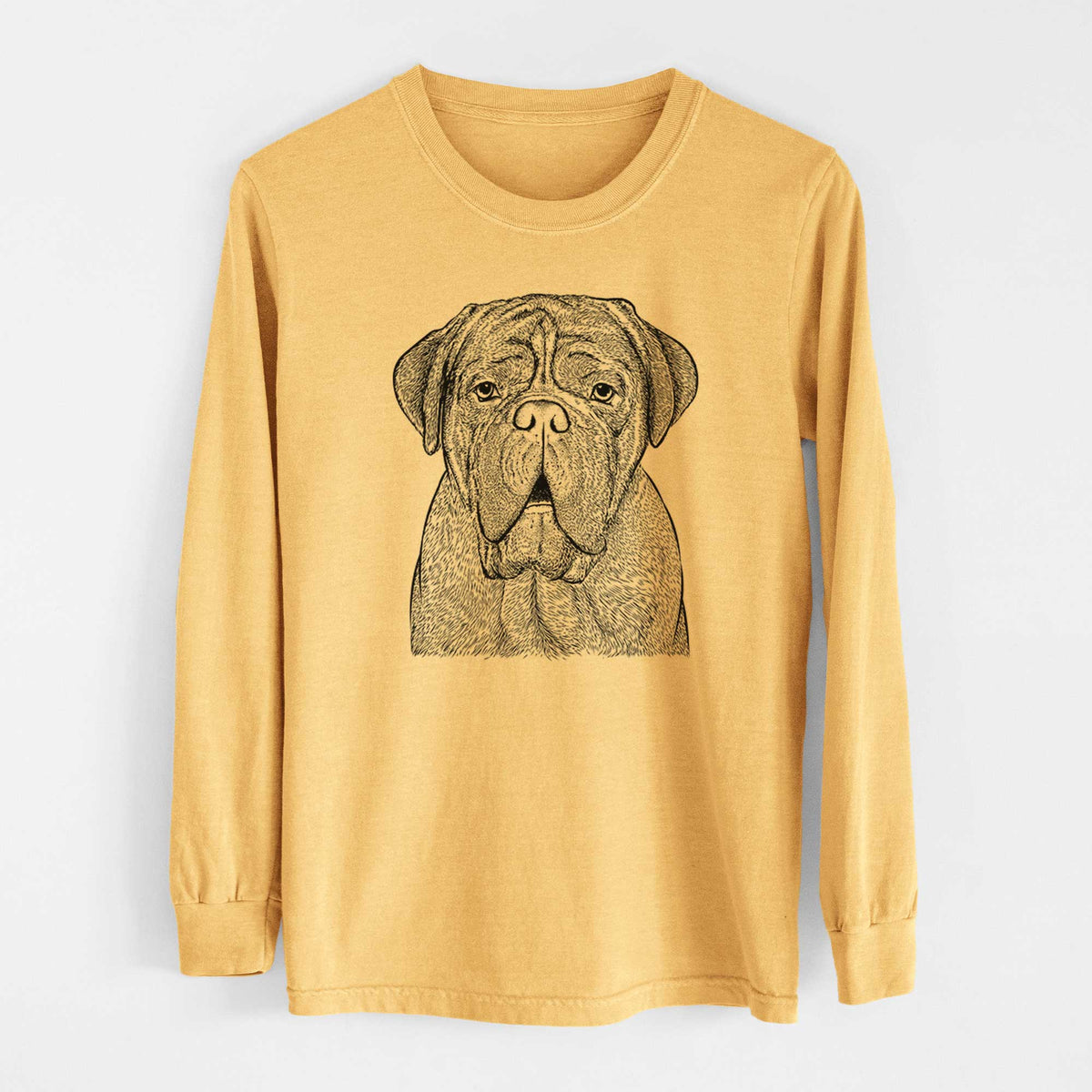 Bare Optimus the Dogue de Bordeaux - Heavyweight 100% Cotton Long Sleeve