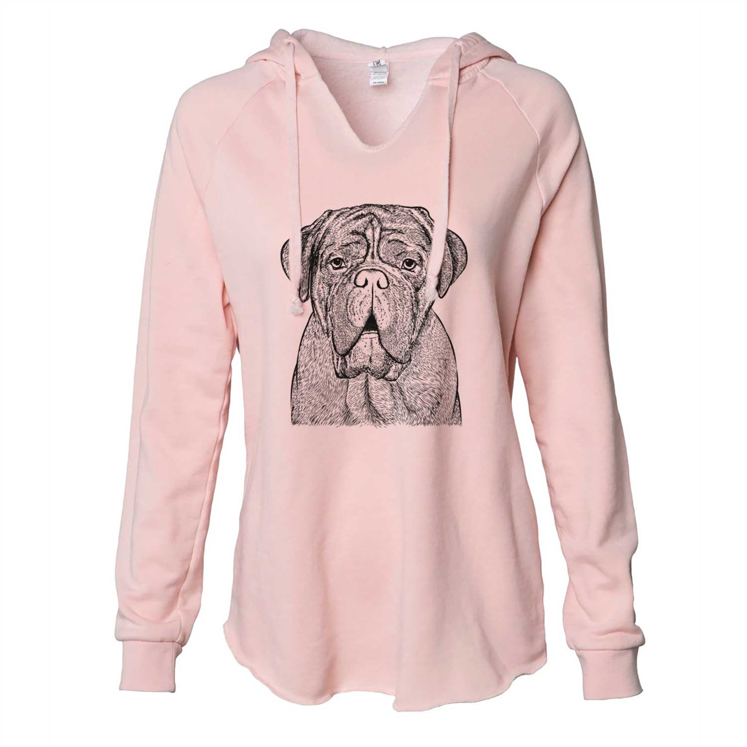 Optimus the Dogue de Bordeaux - Cali Wave Hooded Sweatshirt