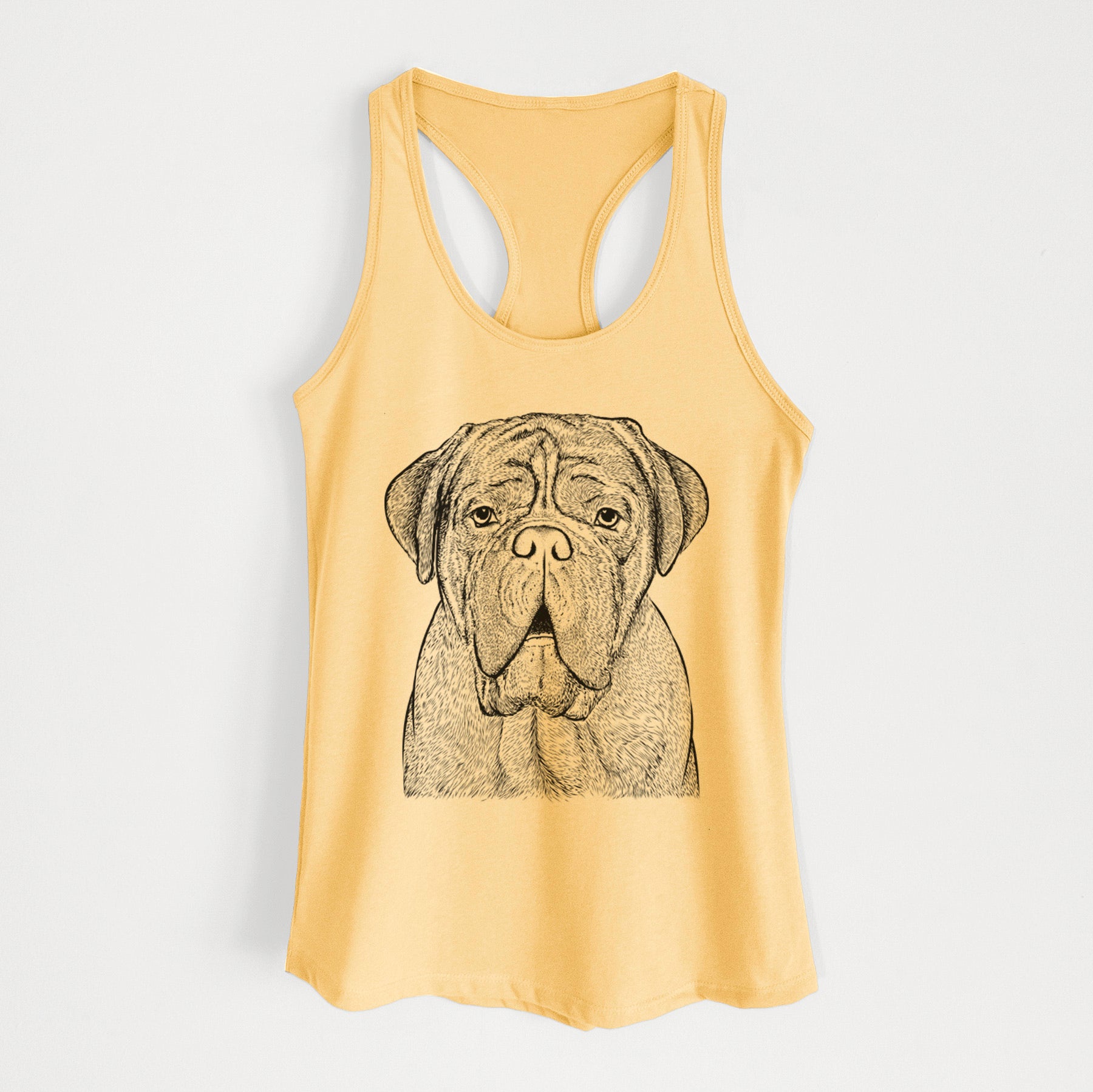 Optimus the Dogue de Bordeaux - Women's Racerback Tanktop