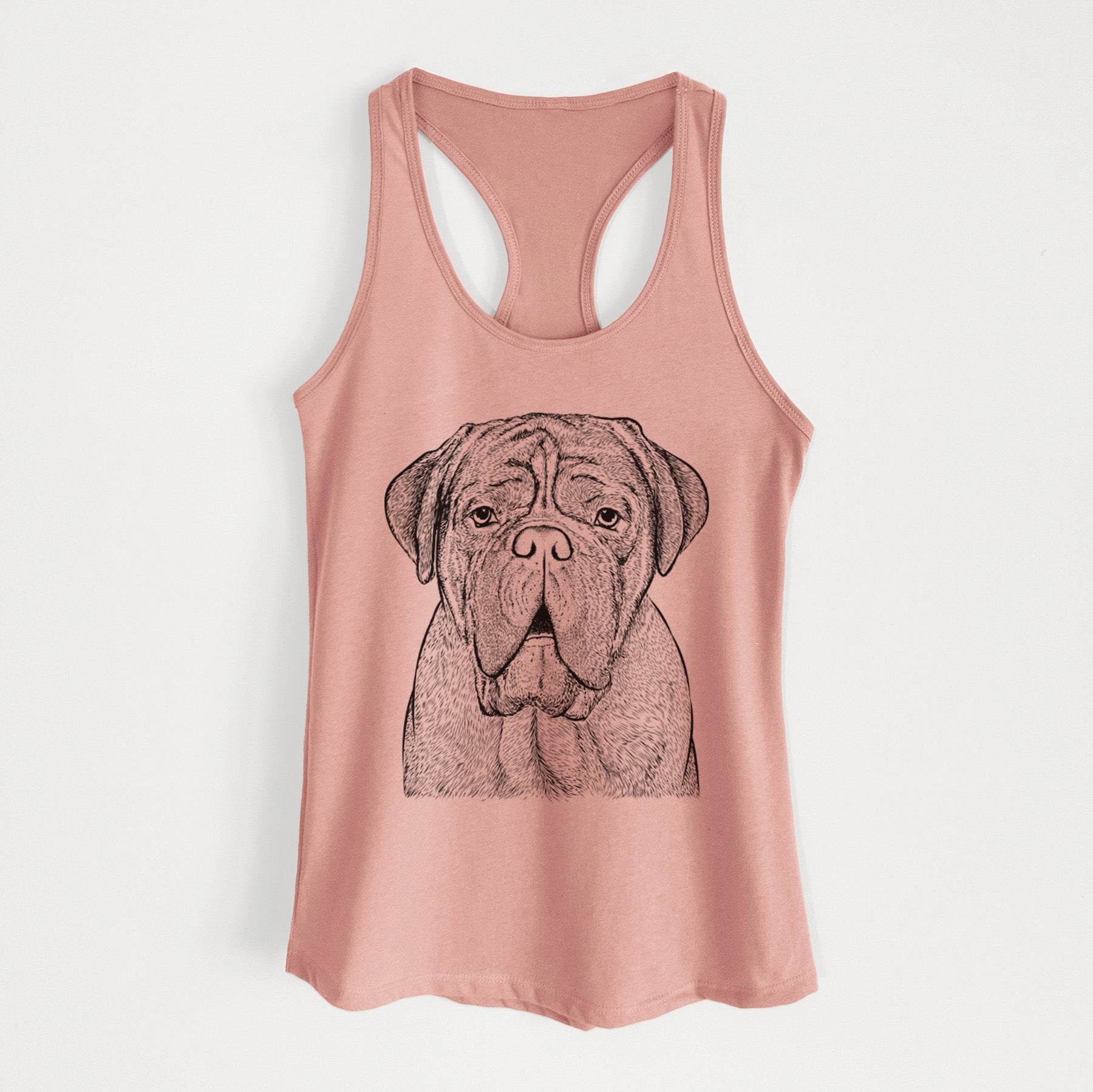 Optimus the Dogue de Bordeaux - Women's Racerback Tanktop