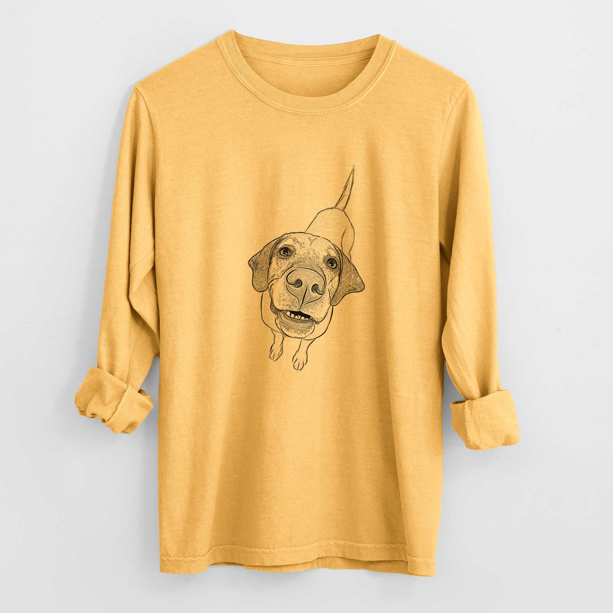 Bare Oquirrh the Vizsla - Heavyweight 100% Cotton Long Sleeve