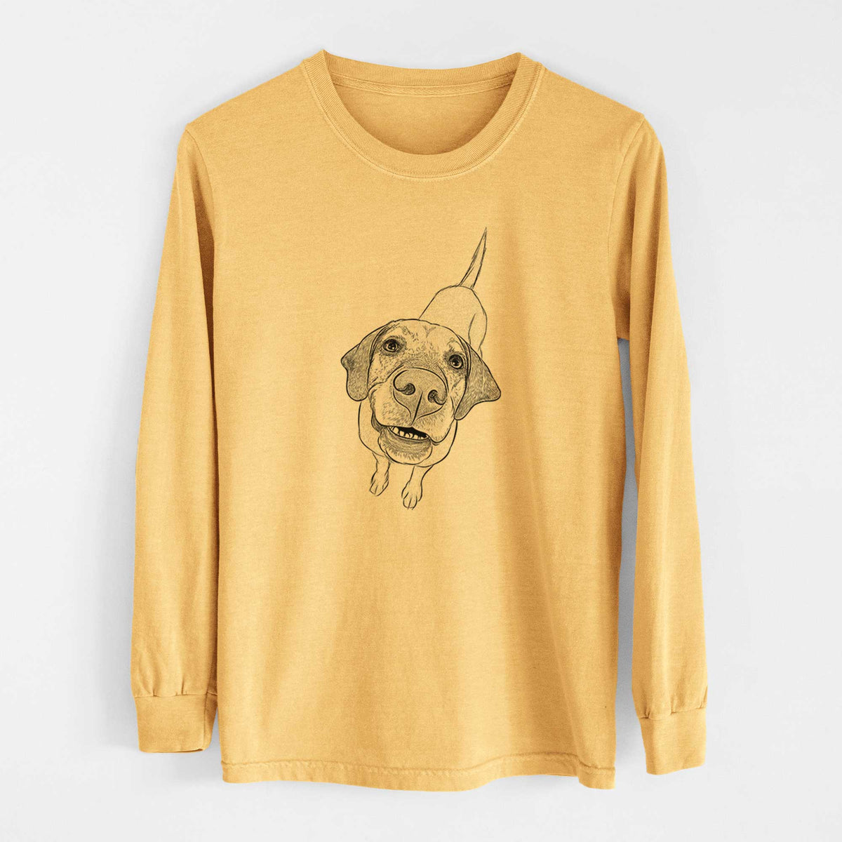 Bare Oquirrh the Vizsla - Heavyweight 100% Cotton Long Sleeve