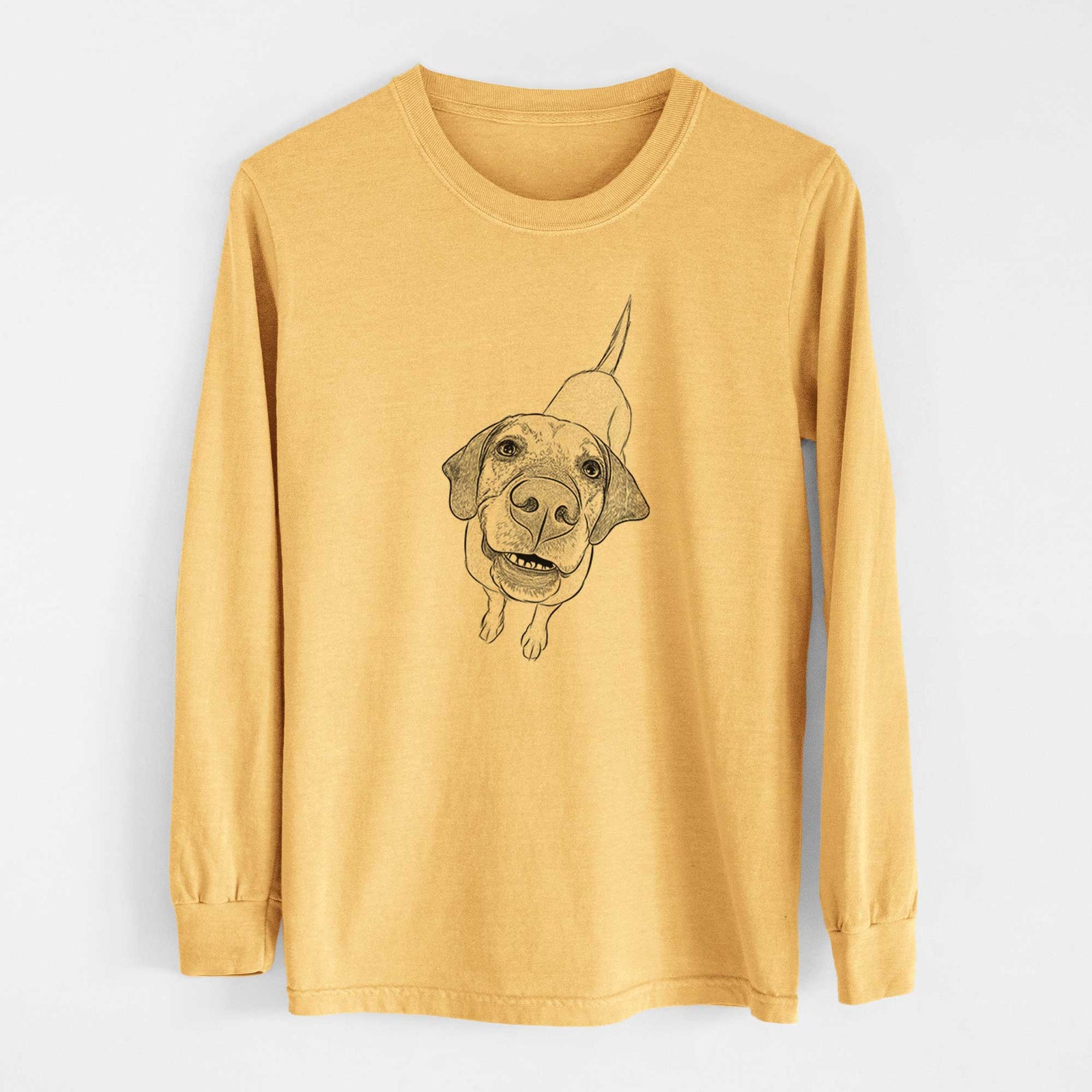 Bare Oquirrh the Vizsla - Heavyweight 100% Cotton Long Sleeve