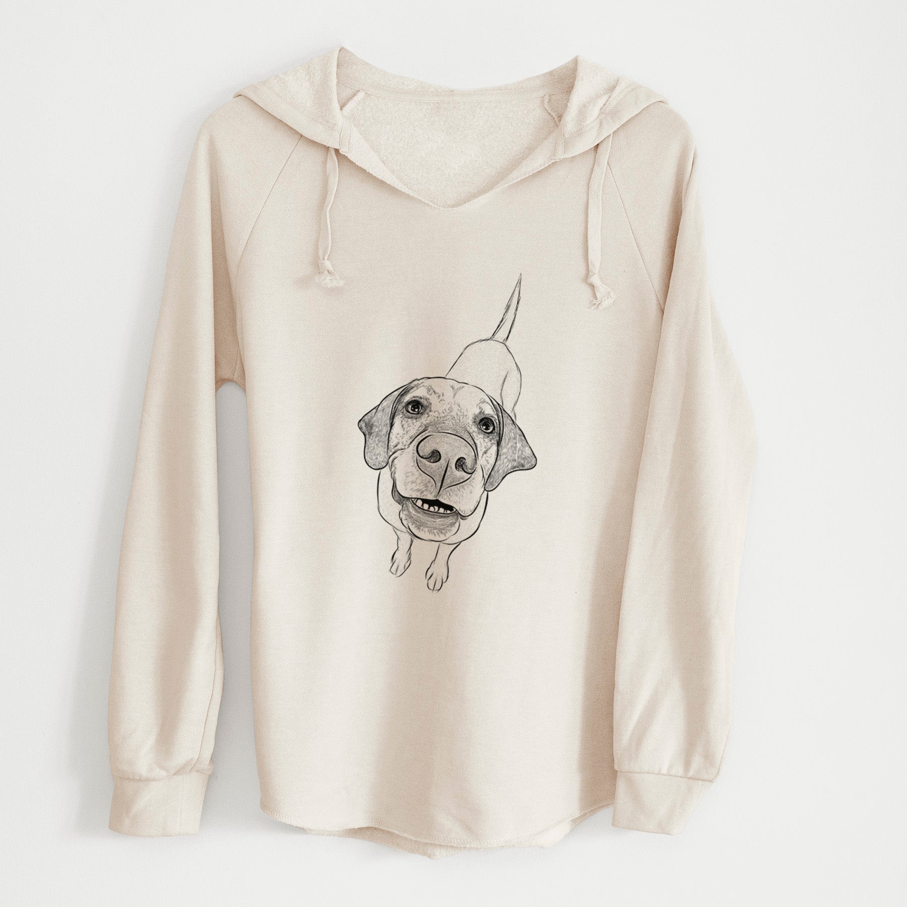 Bare Oquirrh the Vizsla - Cali Wave Hooded Sweatshirt