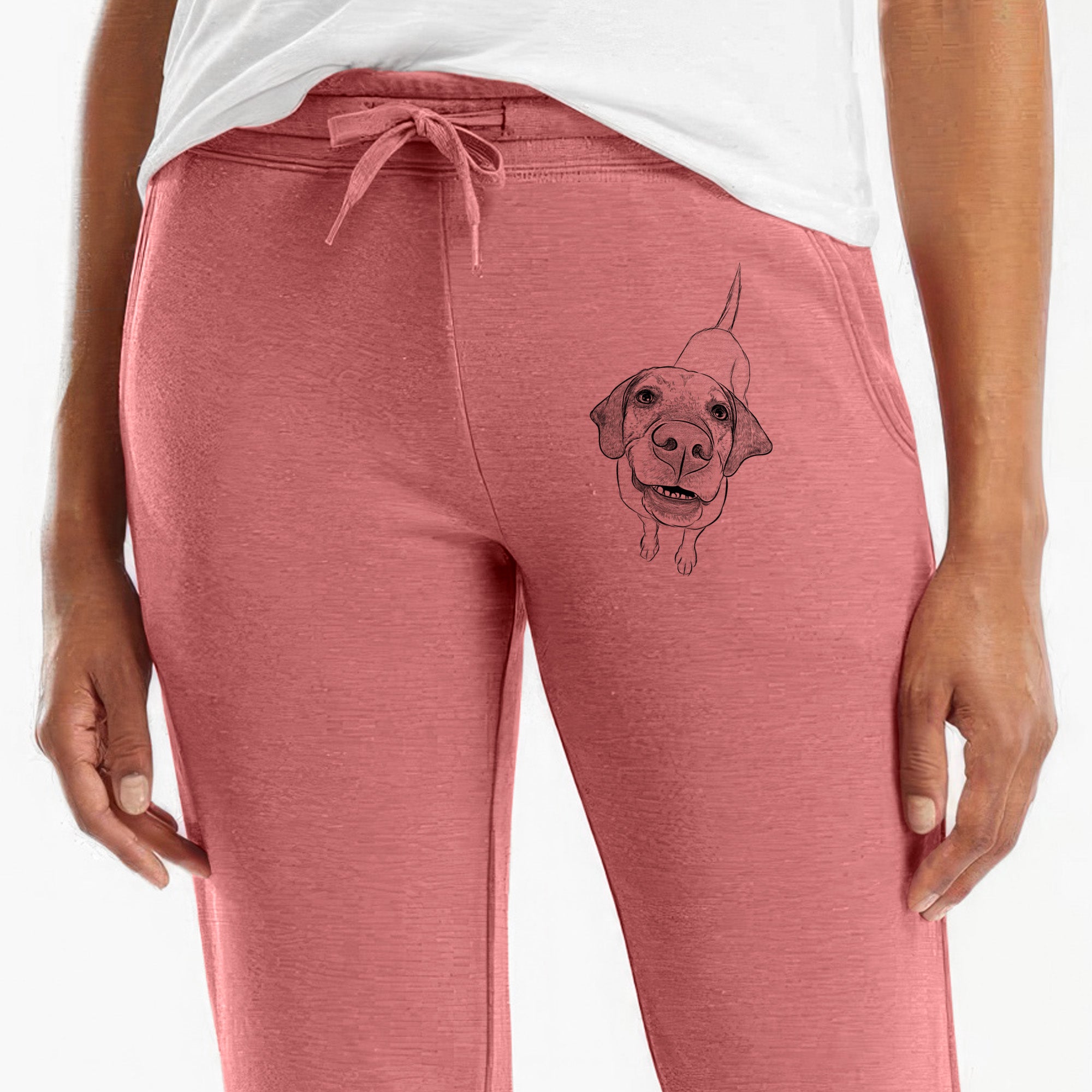 Oquirrh the Vizsla - Women's Cali Wave Joggers