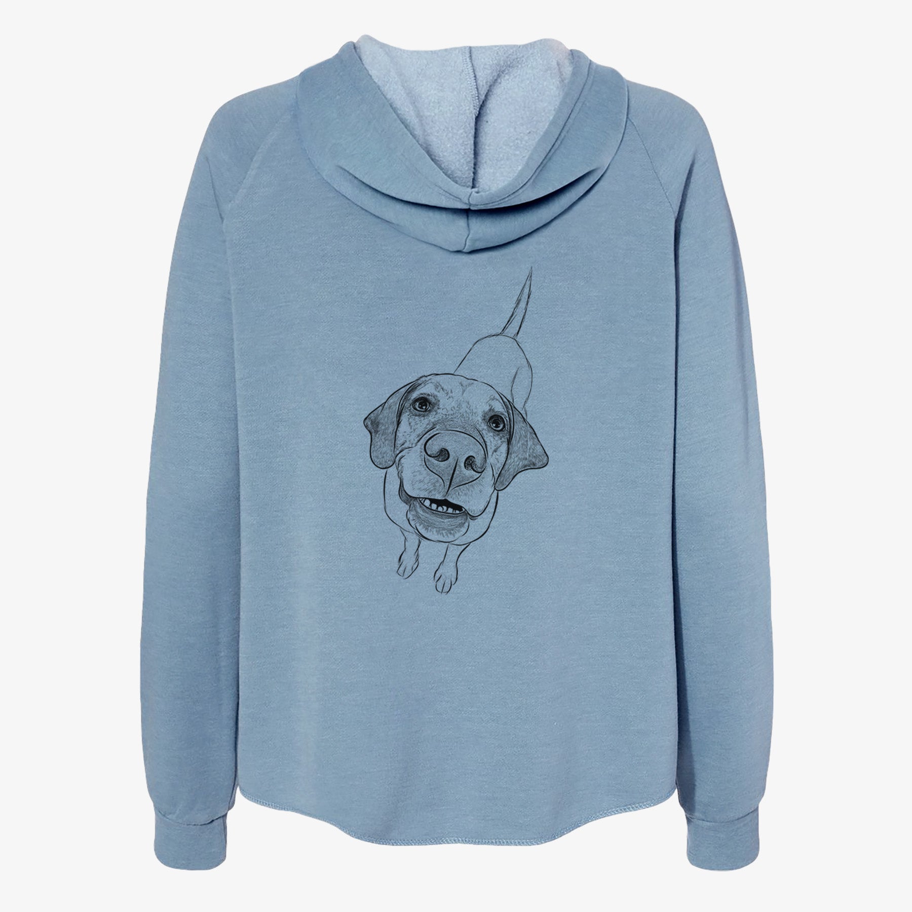 Oquirrh the Vizsla - Women's Cali Wave Zip-Up Sweatshirt