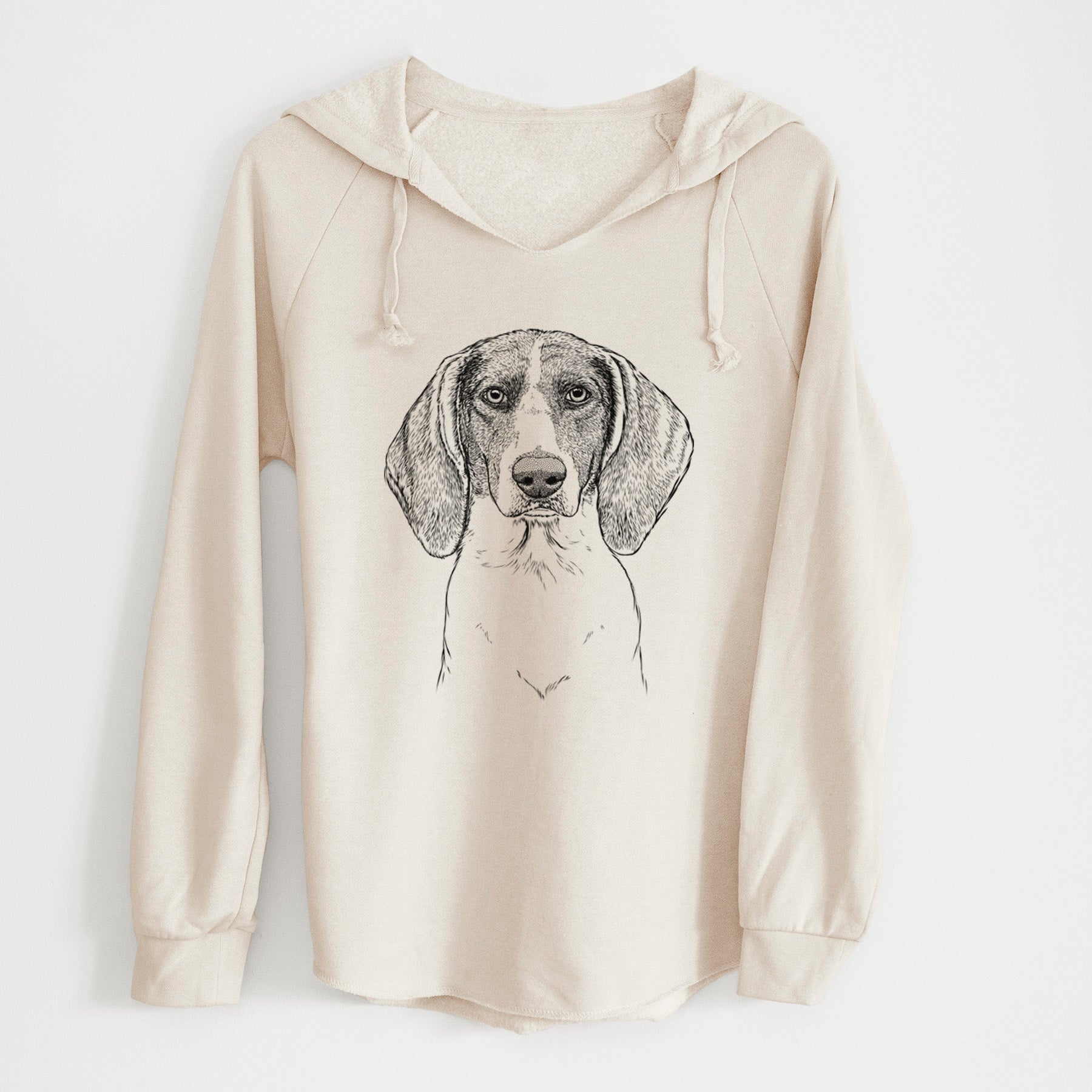 Bare Orin the Treeing Walker Coonhound - Cali Wave Hooded Sweatshirt