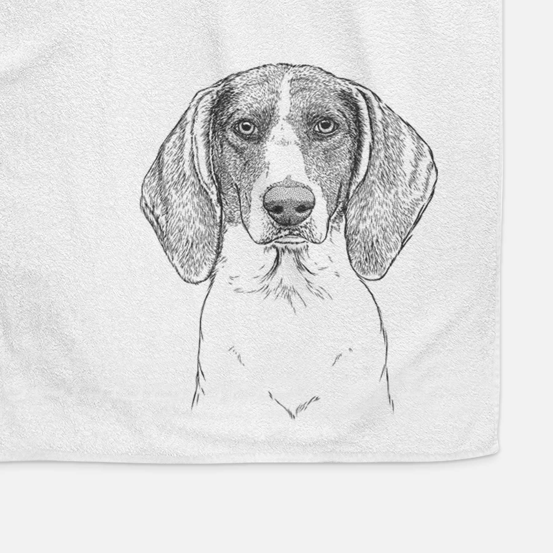 Orin the Treeing Walker Coonhound Decorative Hand Towel