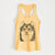 Oskar the Canadian Eskimo Dog - Women's Racerback Tanktop