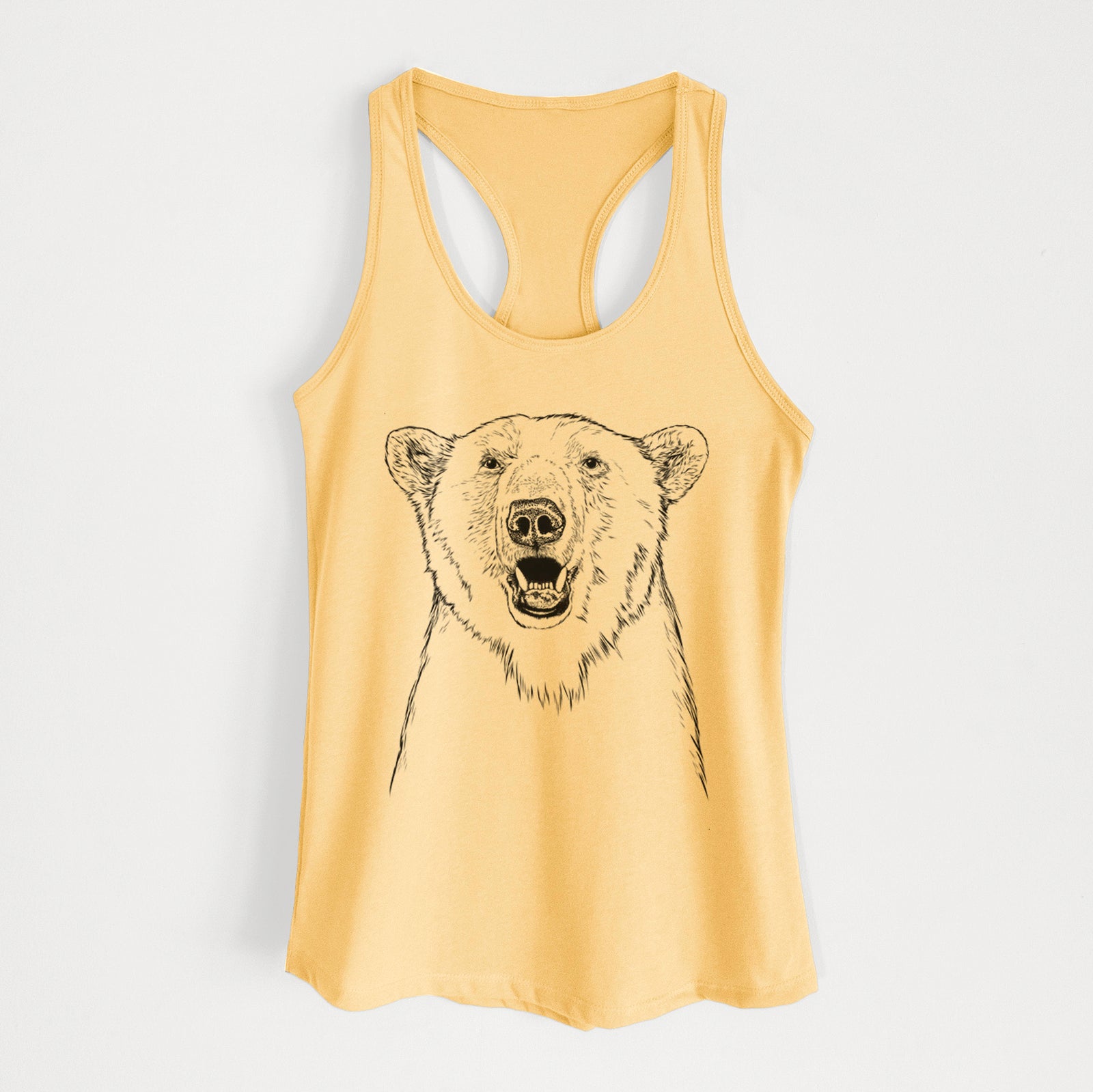 Oslo the Polar Bear - Women's Racerback Tanktop