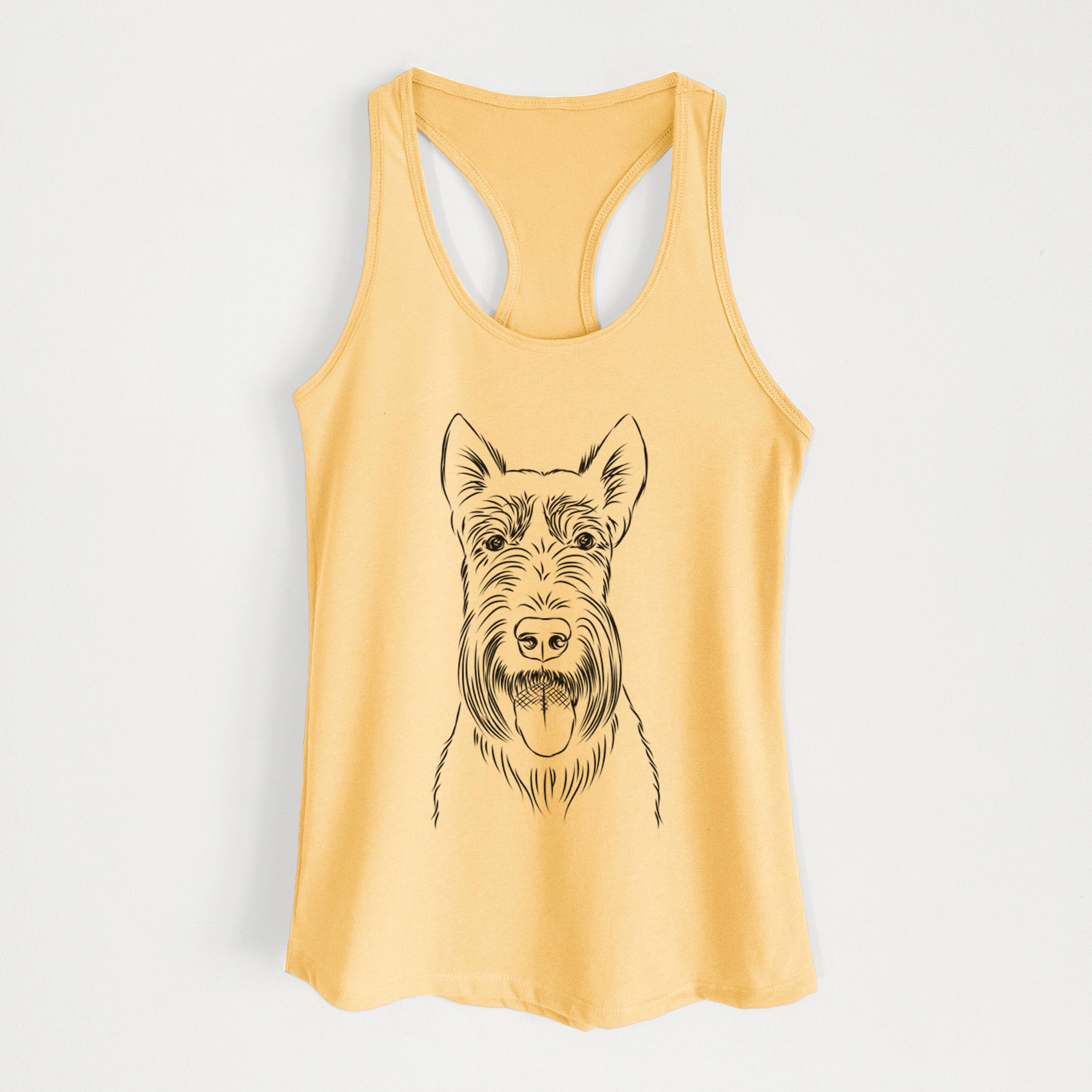 Oswald the Scottish Terrier - Women's Racerback Tanktop