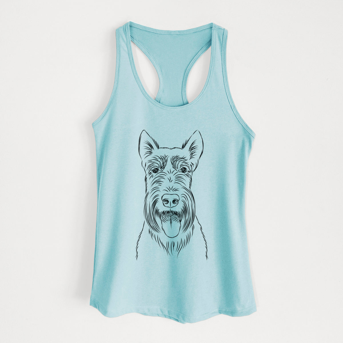 Oswald the Scottish Terrier - Women's Racerback Tanktop