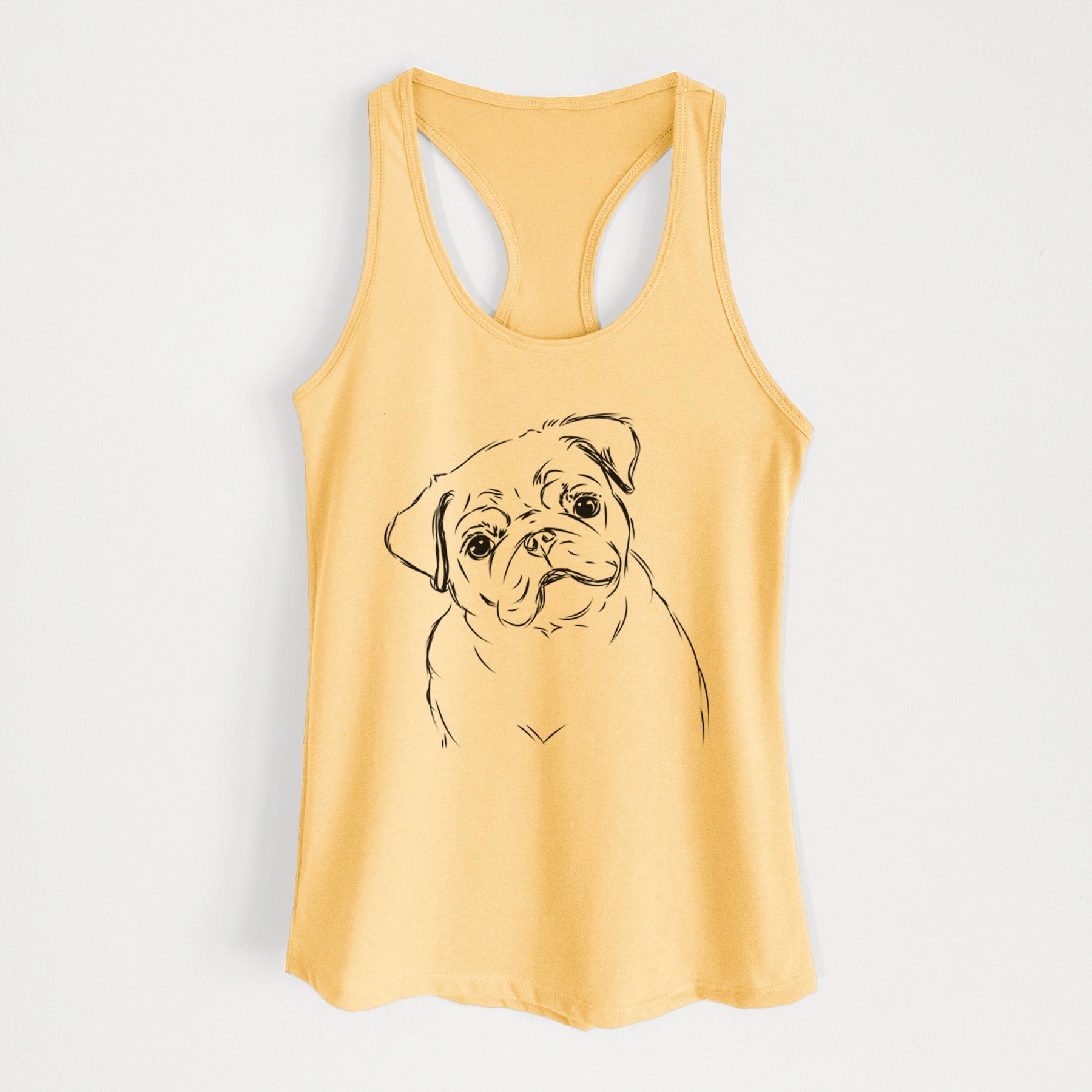 Otis the Pug - Women's Racerback Tanktop