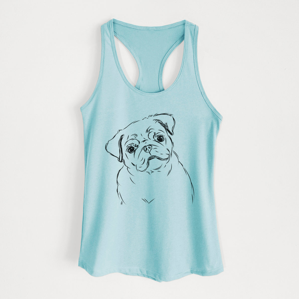 Otis the Pug - Women's Racerback Tanktop