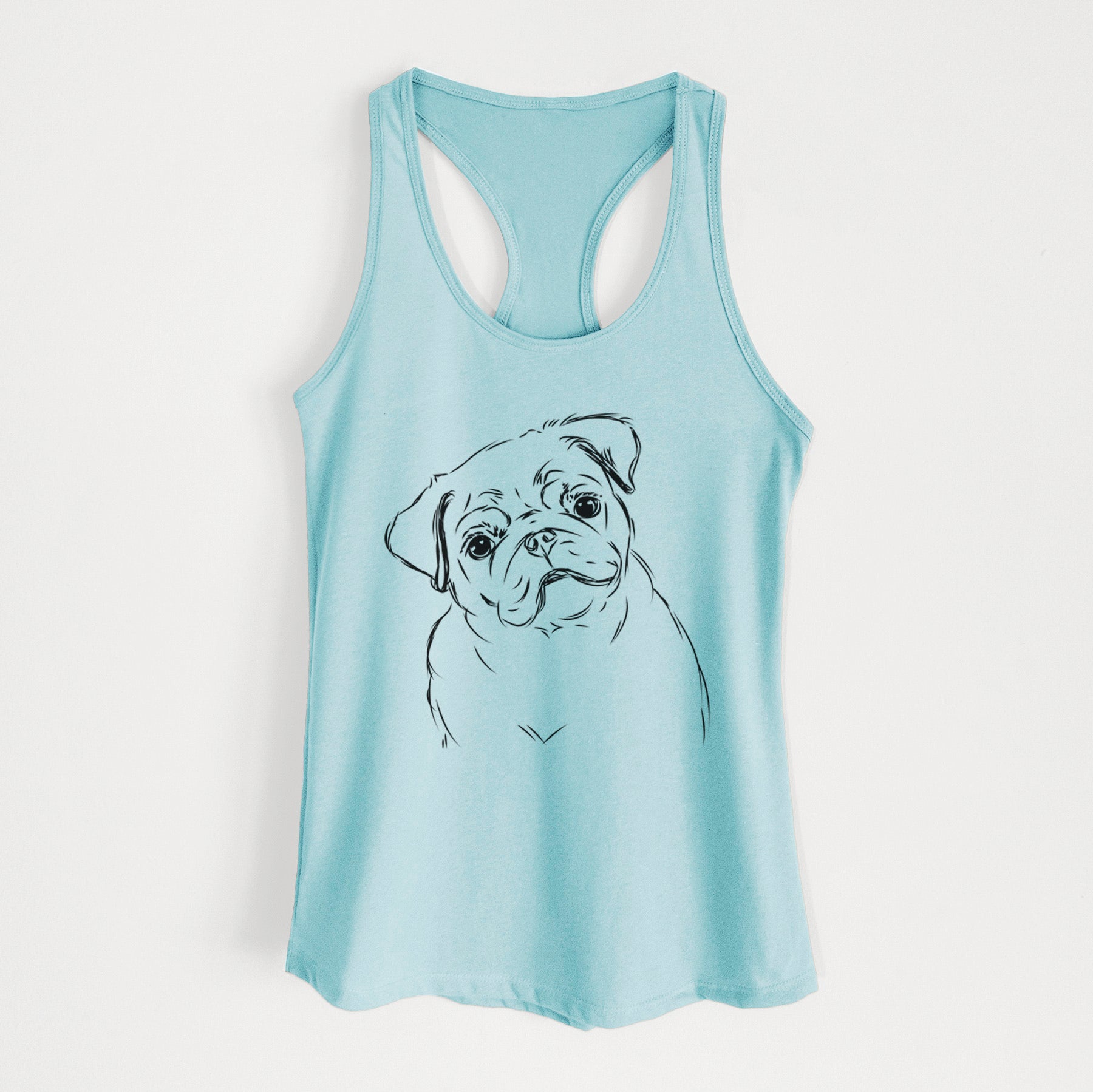 Otis the Pug - Women's Racerback Tanktop