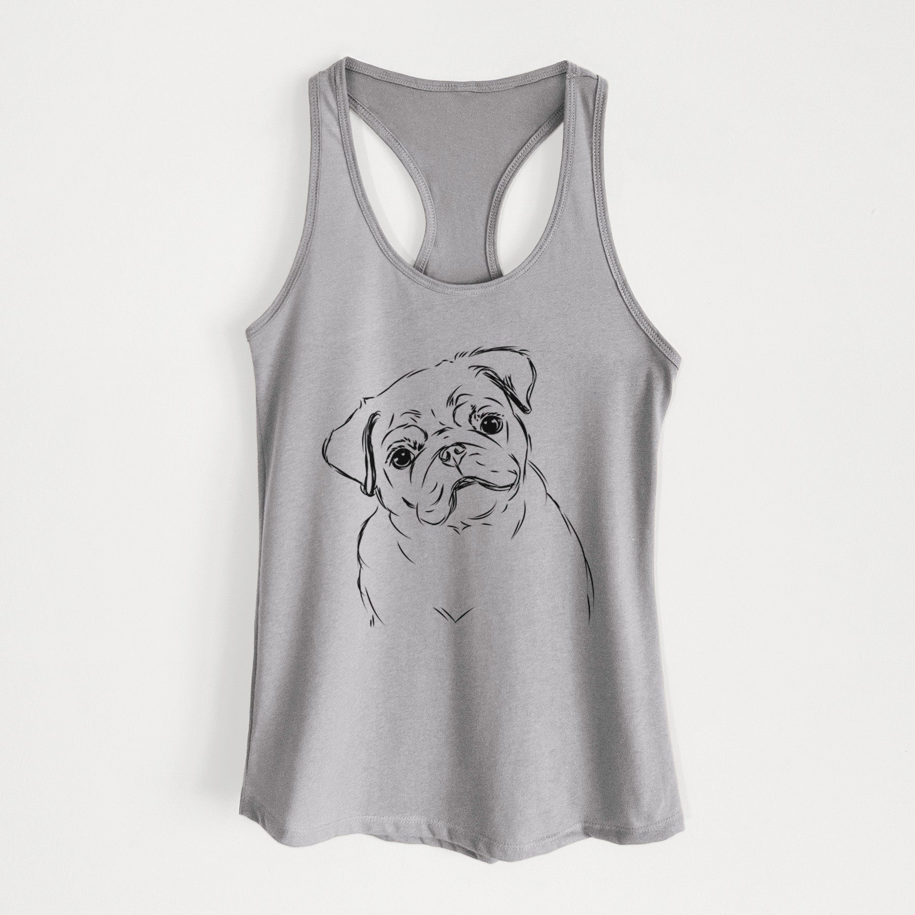 Otis the Pug - Women's Racerback Tanktop